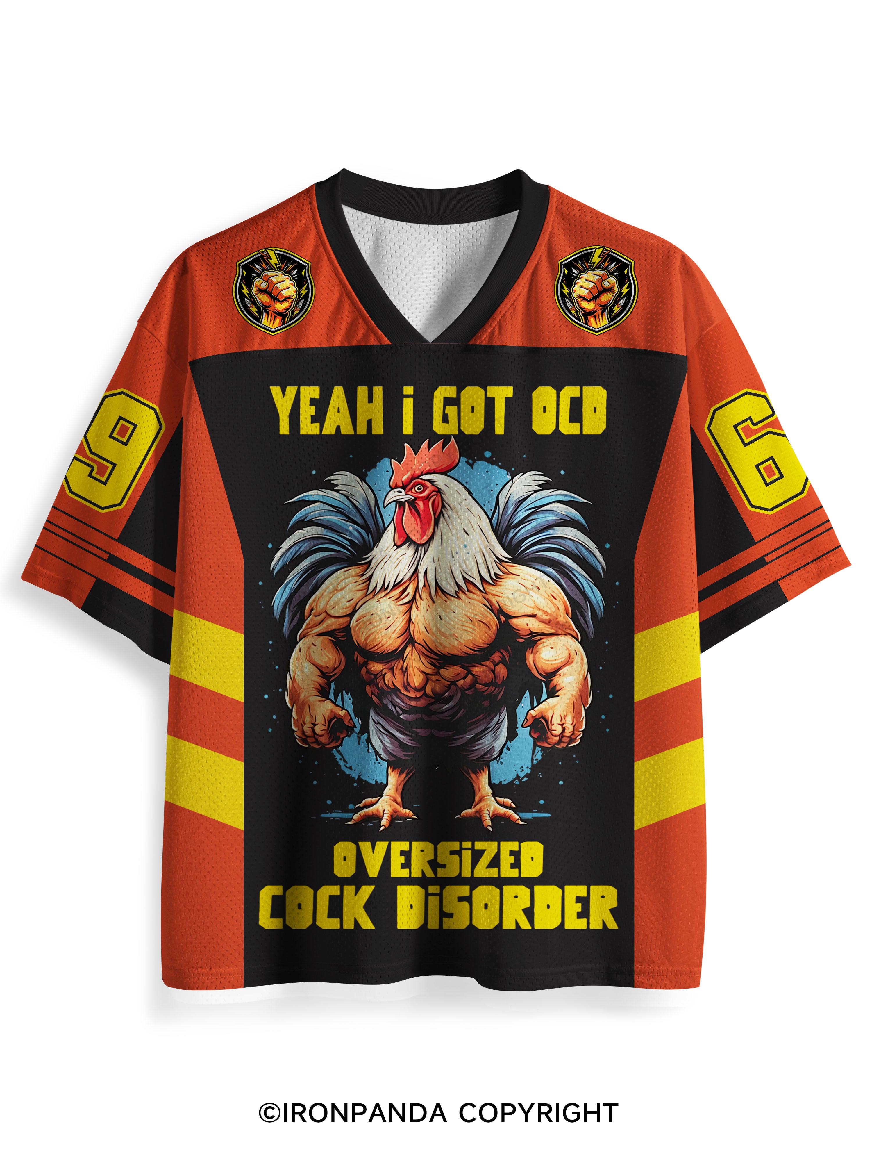 Yeah I got OCD, oversized cock disorder Mesh Jersey