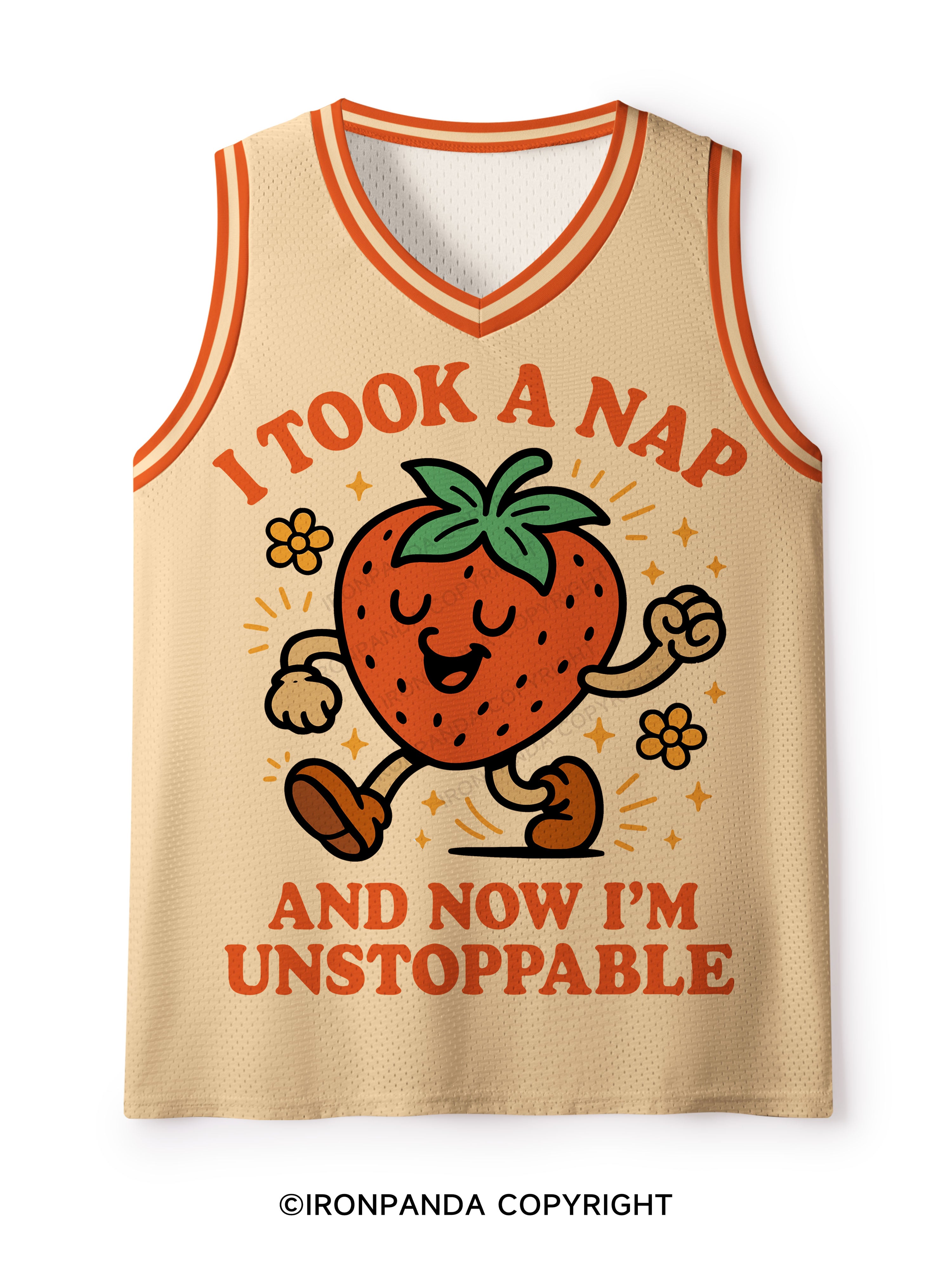 I TOOK A NAP AND NOW I'M UNSTOPPABLE Mesh Tank Top