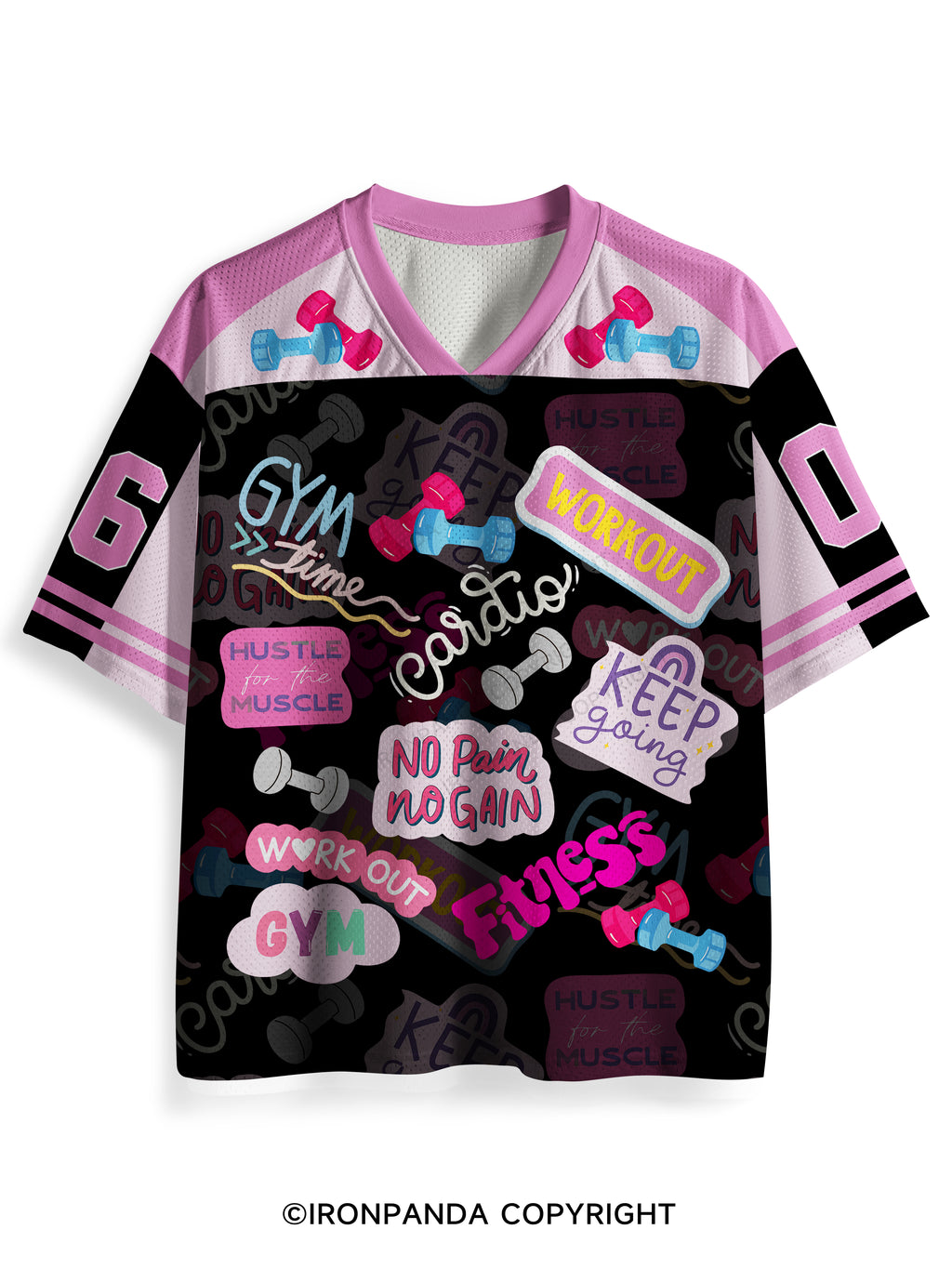 Colorful Fitness Mesh Jersey