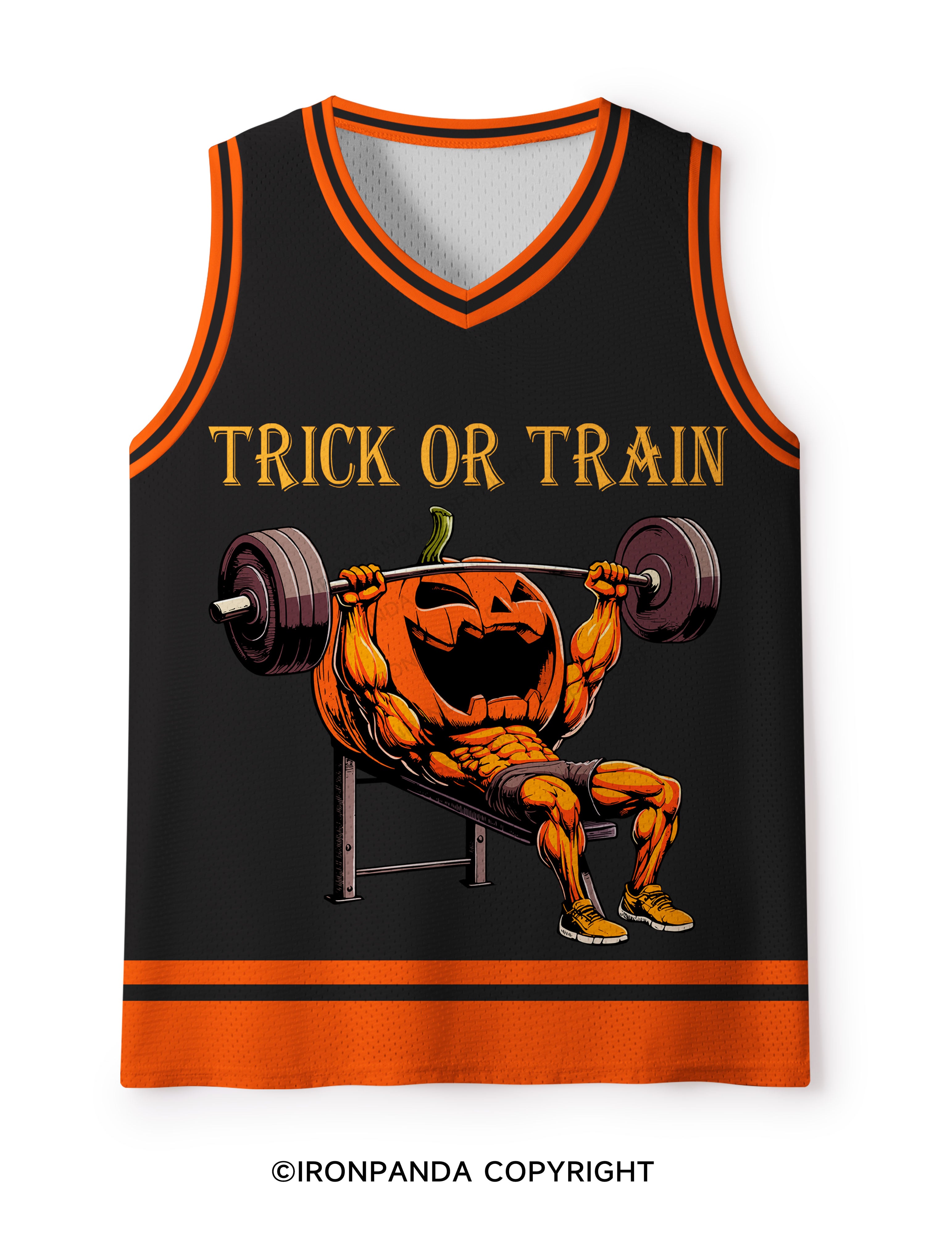 Trick or train Mesh Tank Top
