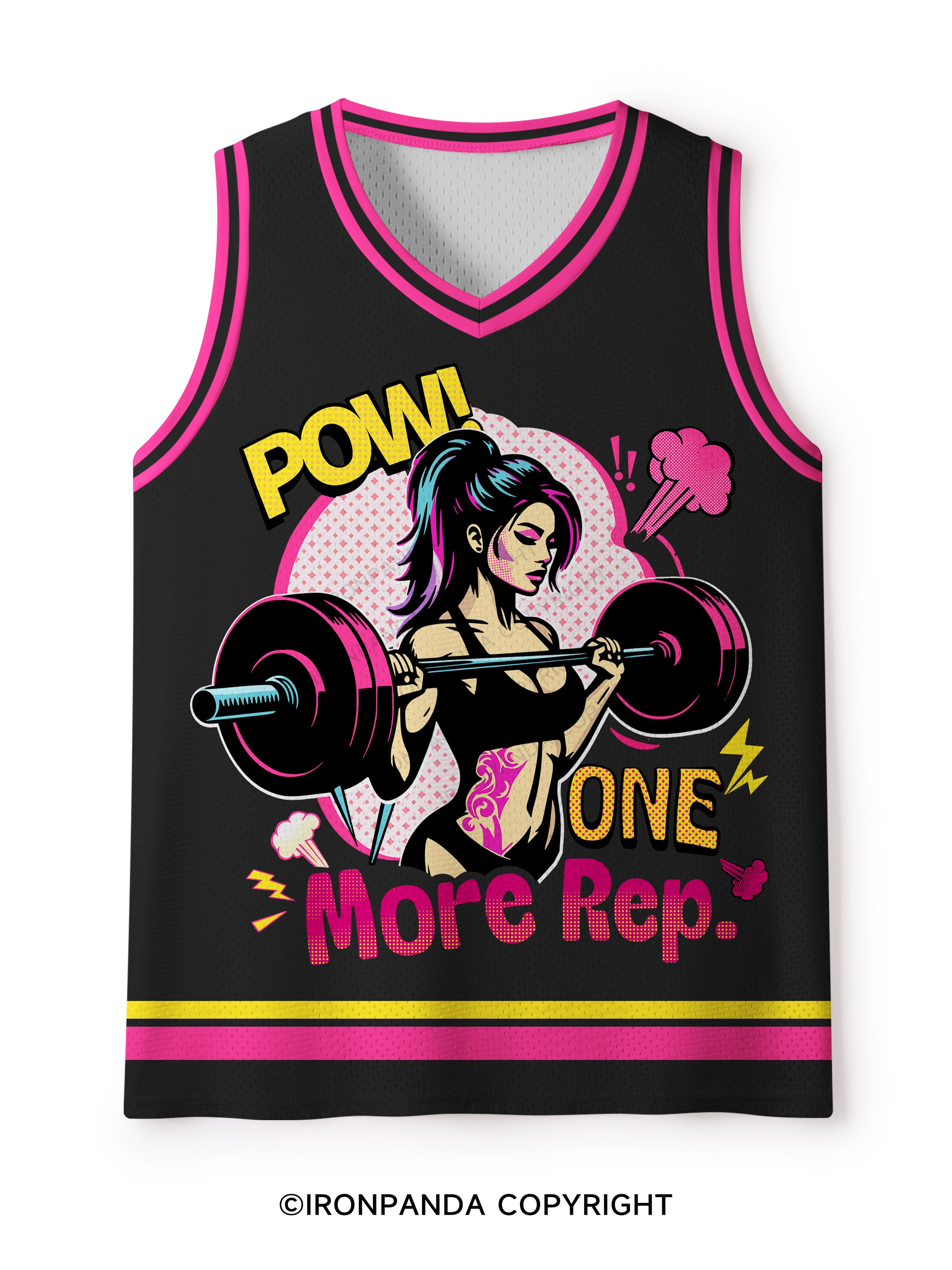ONE MORE REP Mesh Tank Top