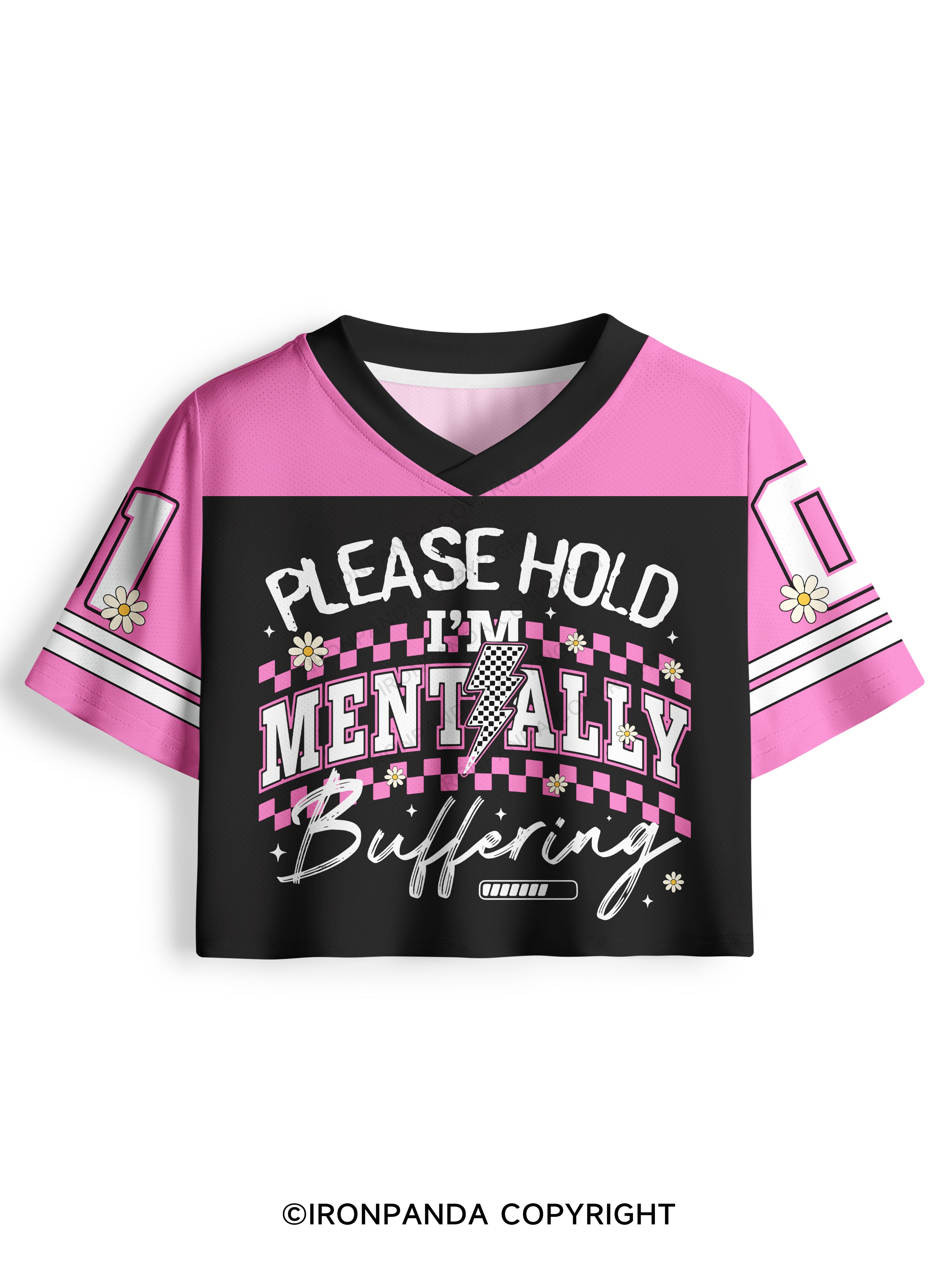 PLEASE HOLD I'M MENTALLY BUFFERING Pro Mesh Jersey