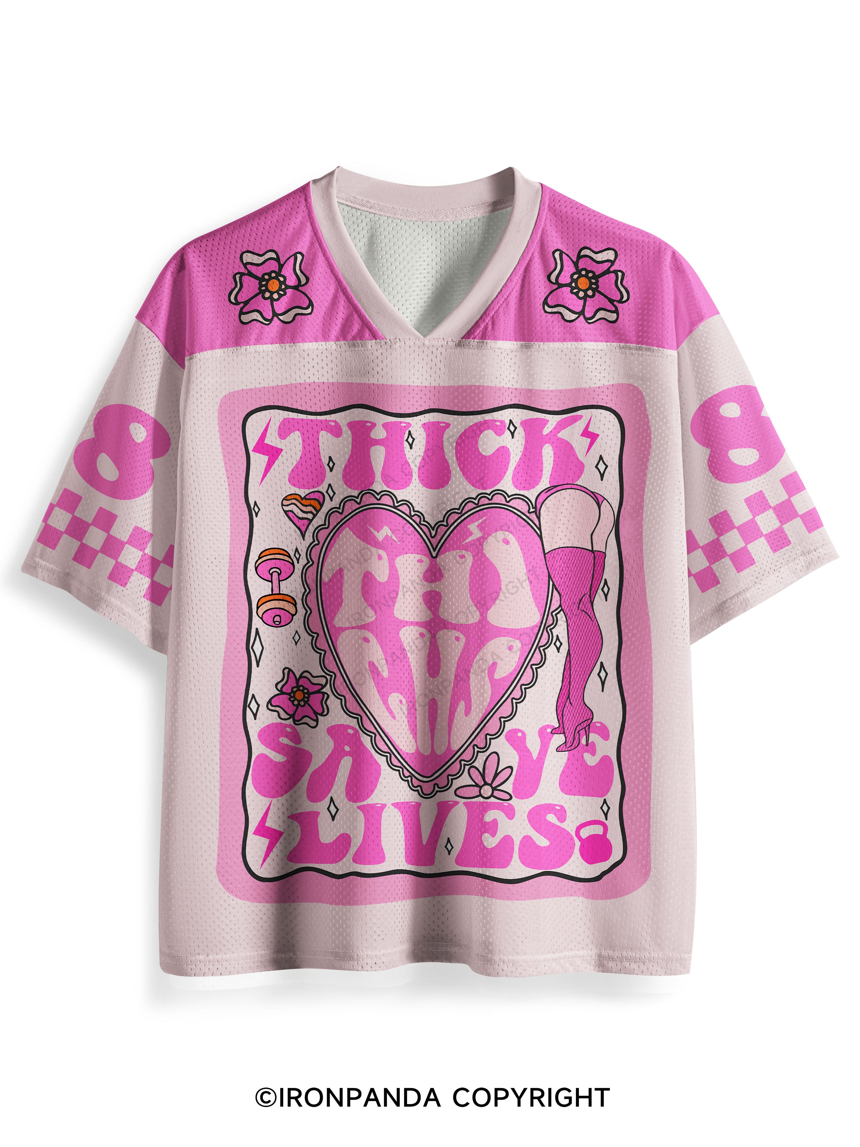 Thick Thighs Save Lives Mesh Jersey