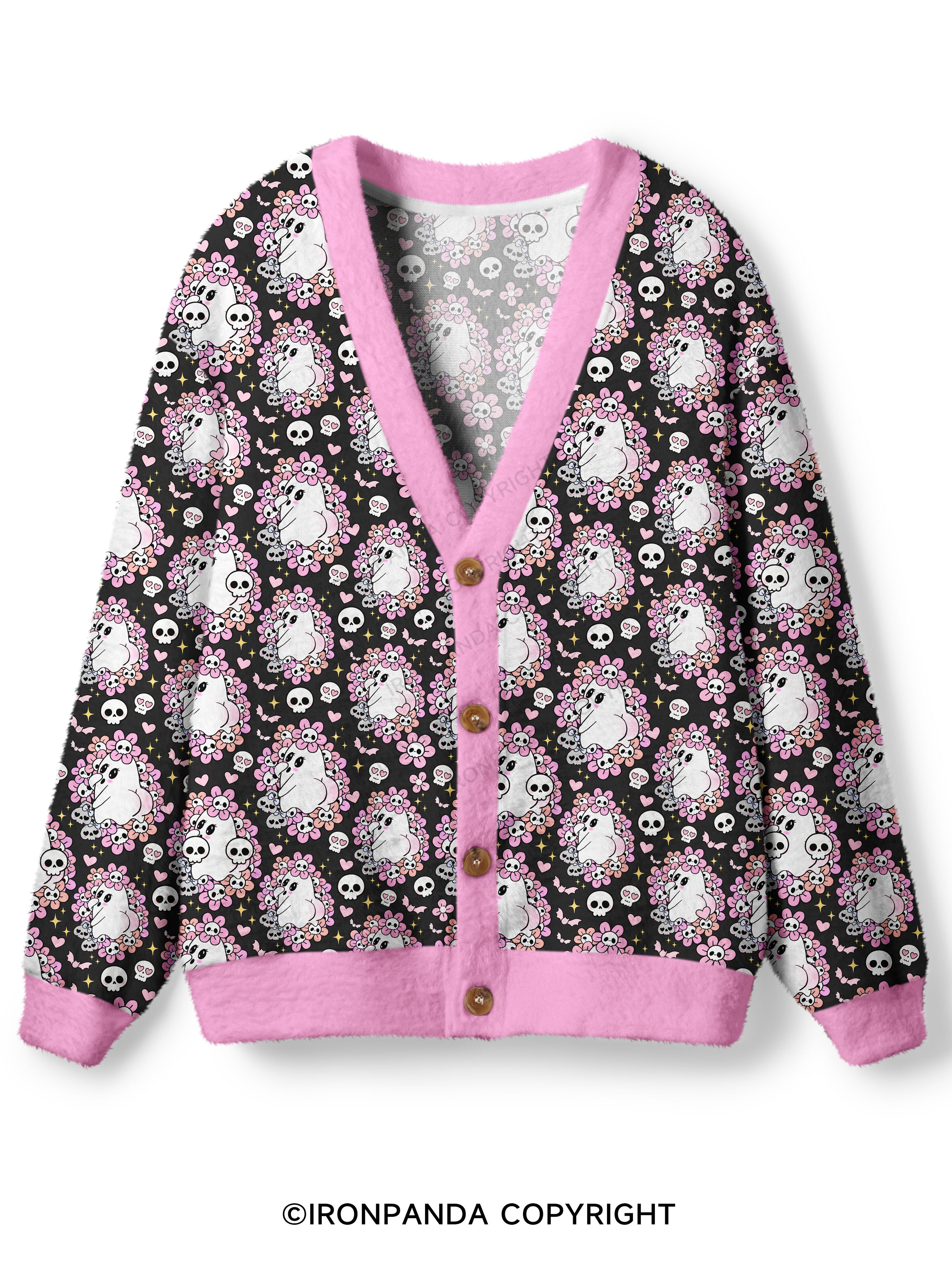 BOO‑TYLICIOUS Ugly Cardigan Sweater
