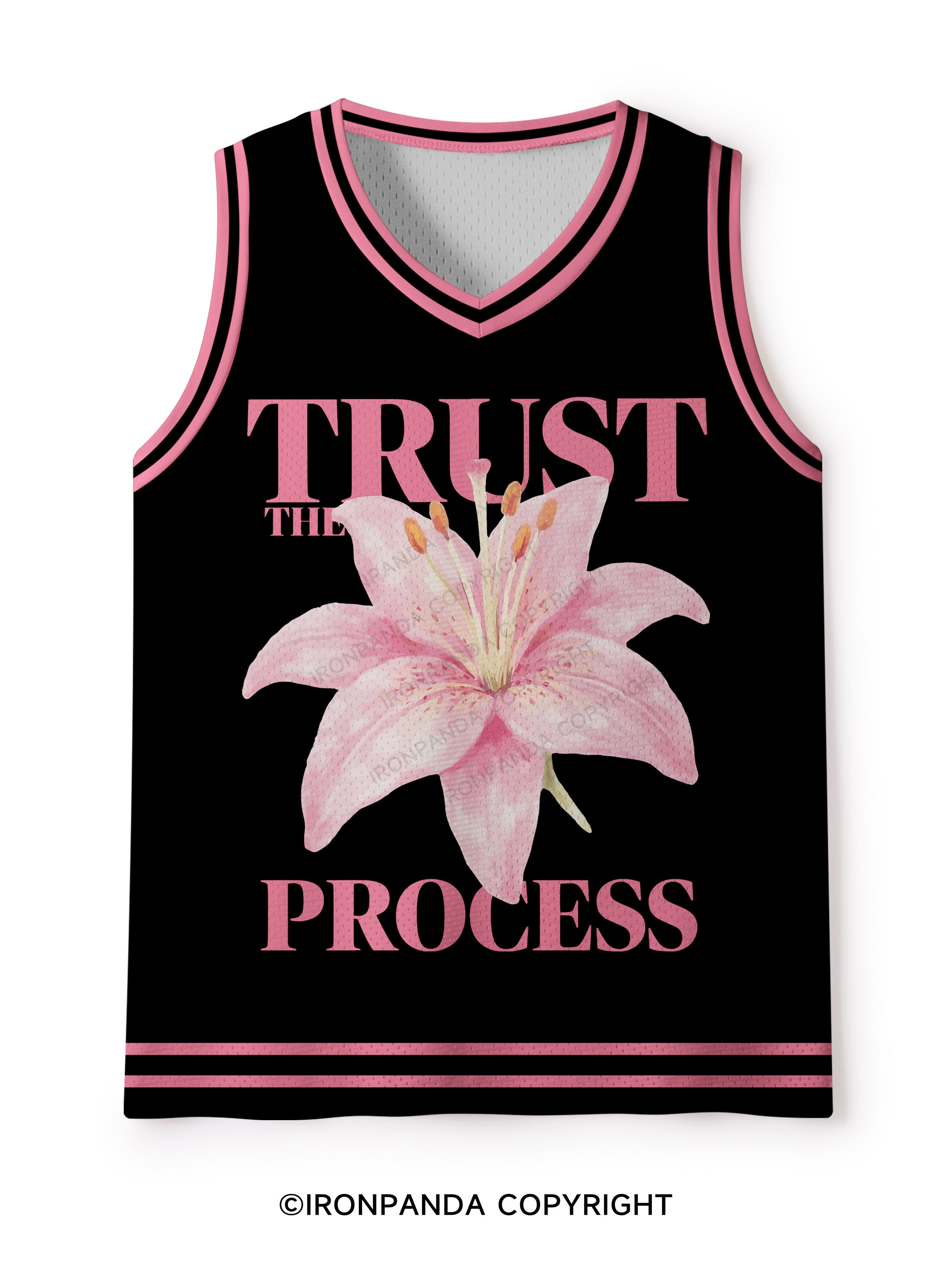TRUST THE PROCESS Mesh Tank Top
