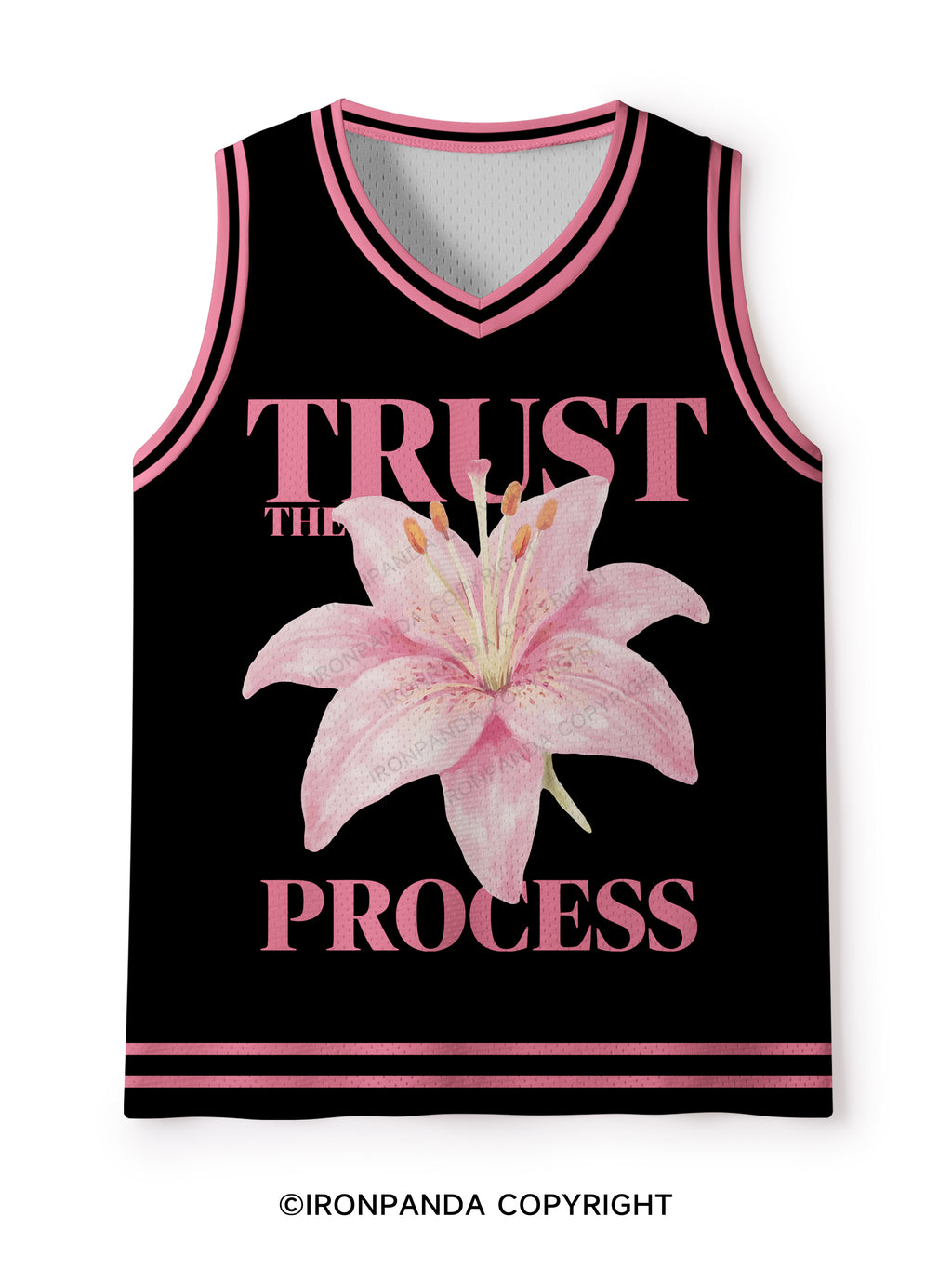 TRUST THE PROCESS Mesh Tank Top