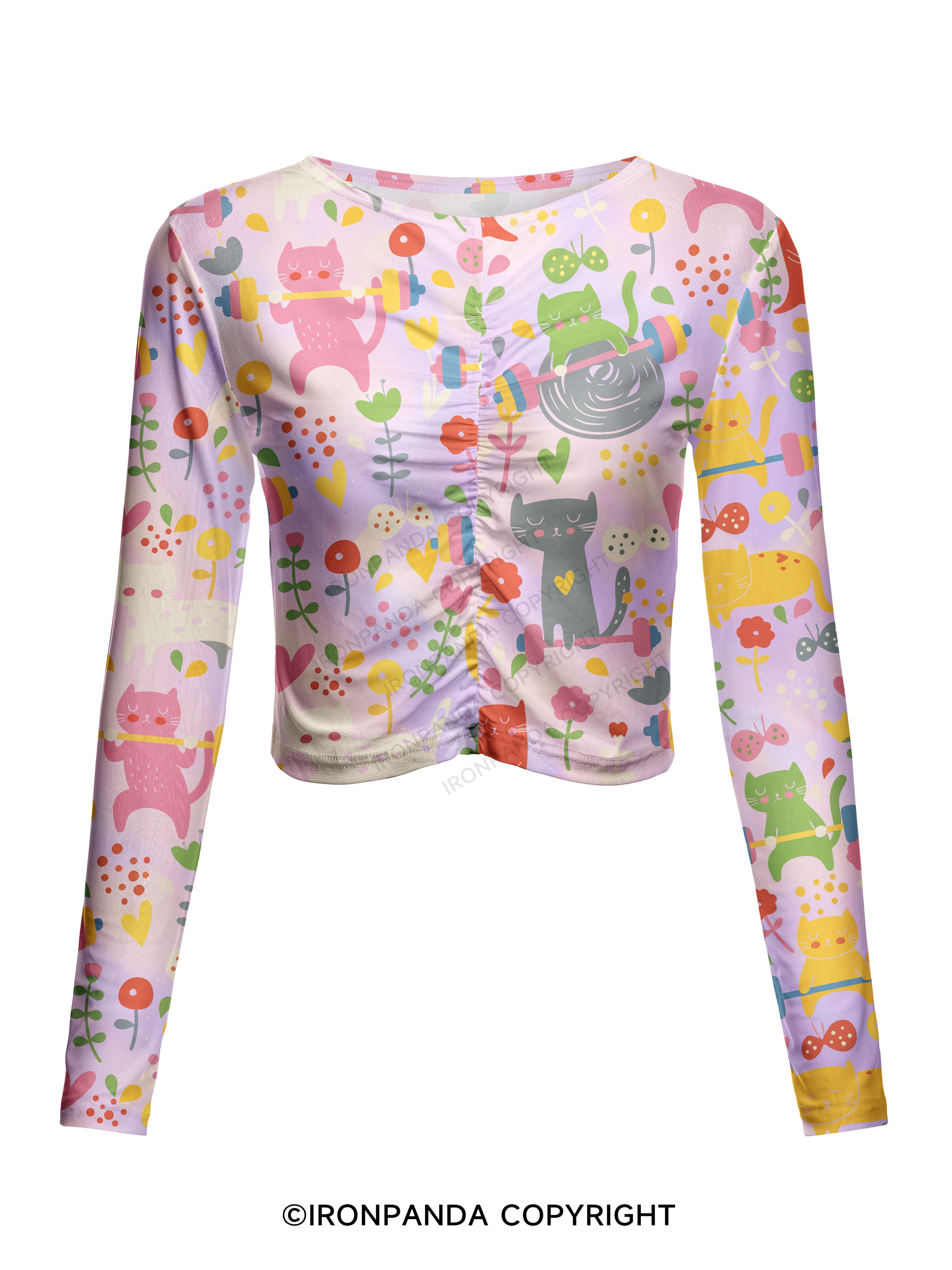 Cats Lift Heavy Mesh Long Sleeve Top