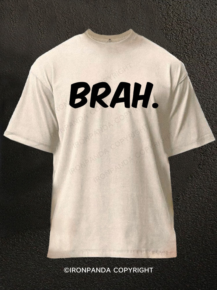 Brah Washed Gym Shirt