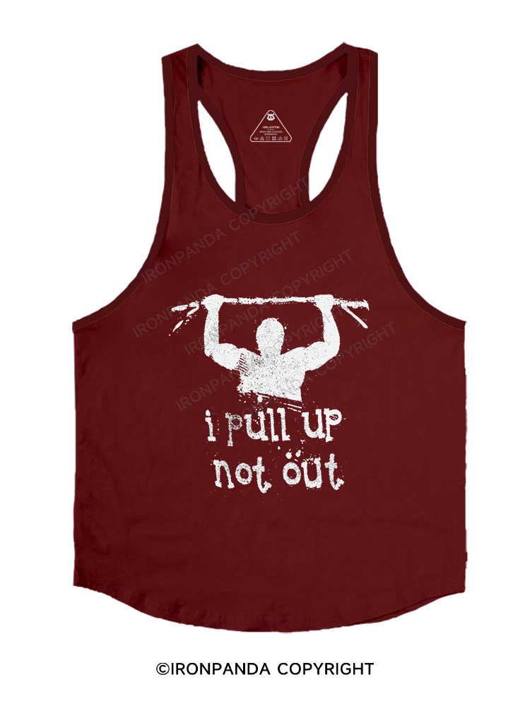 I pull up not out Stringer Gym Vest