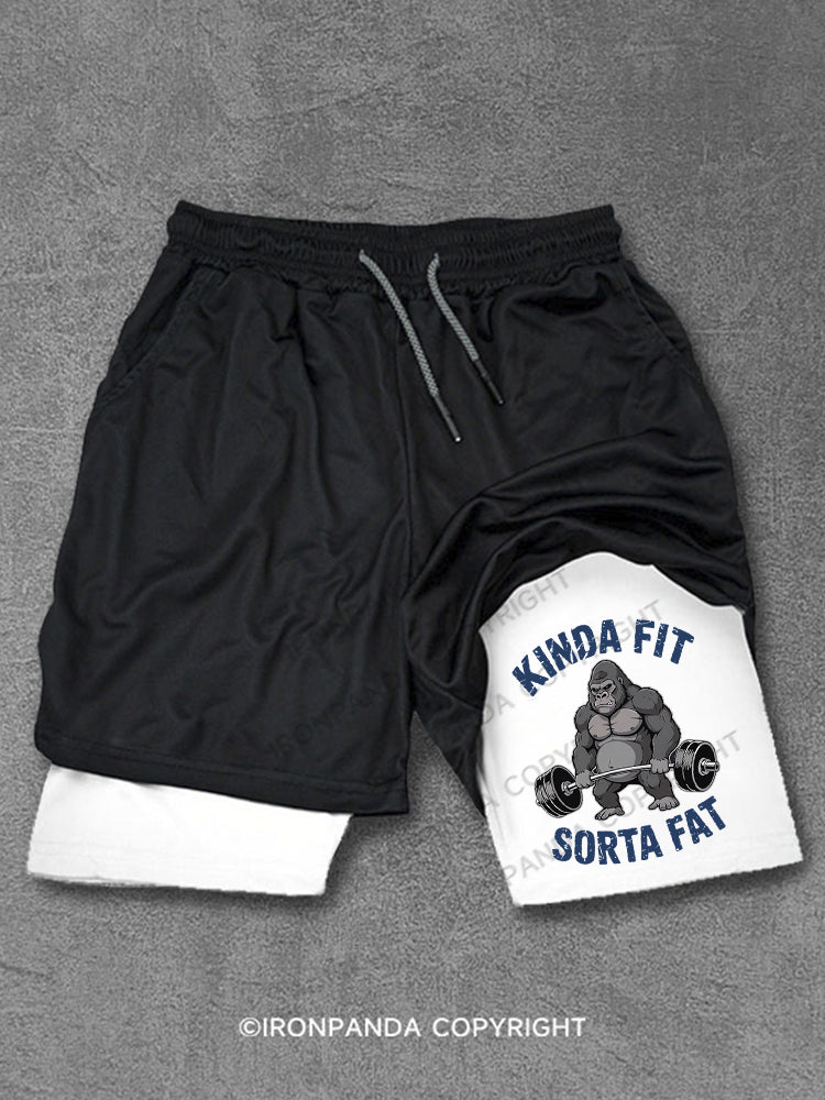 Kinda Fit Sorta Fat Gorilla Performance Training Shorts