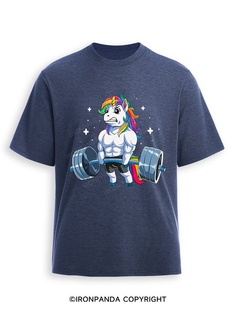 Weightlifting Unicorn Ultra Soft Heather T-Shirt