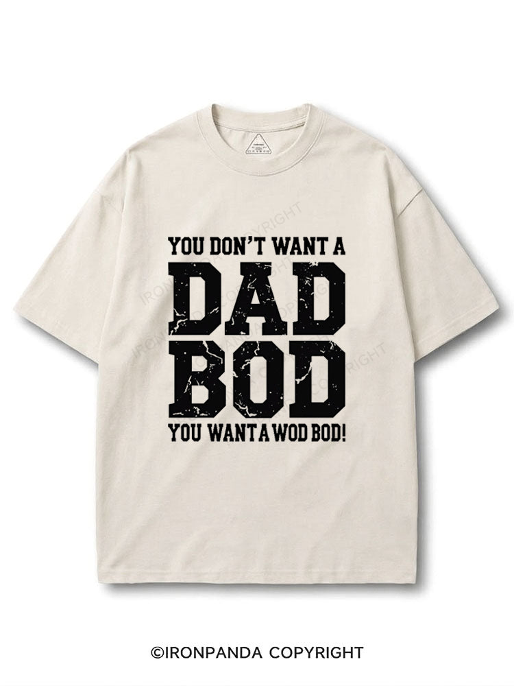 No to Dad bods...go WOD or go home COTTON PUMP COVER