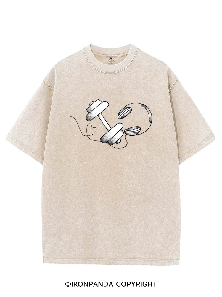 BARBELL BEATS VINTAGE GYM SHIRT