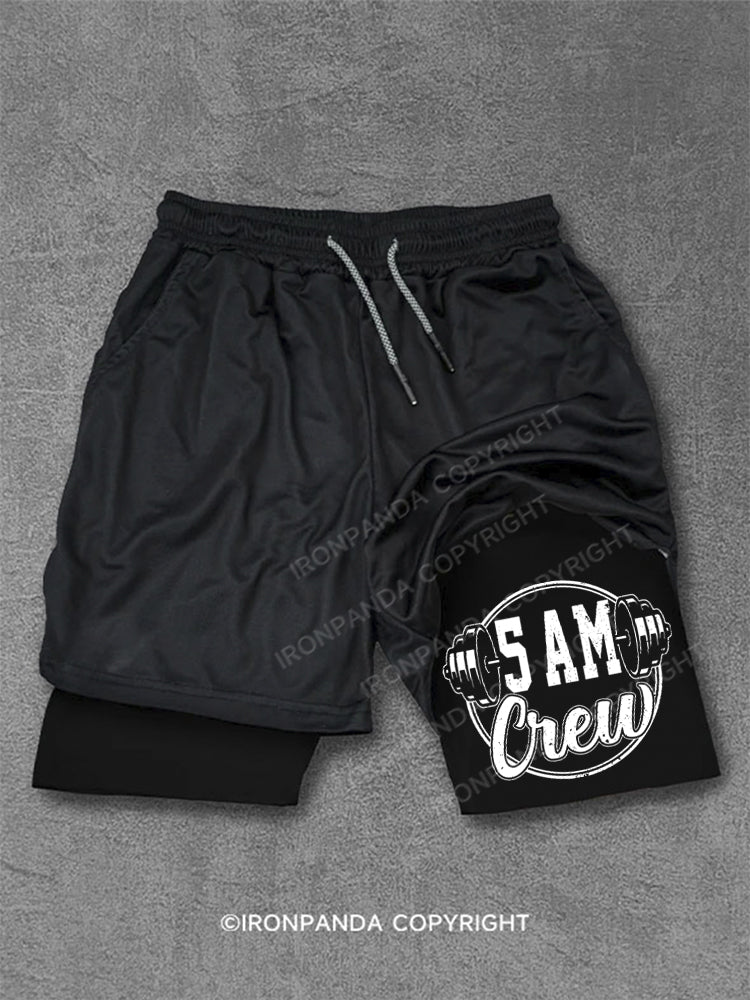 5 AM Crew Performance Training Shorts