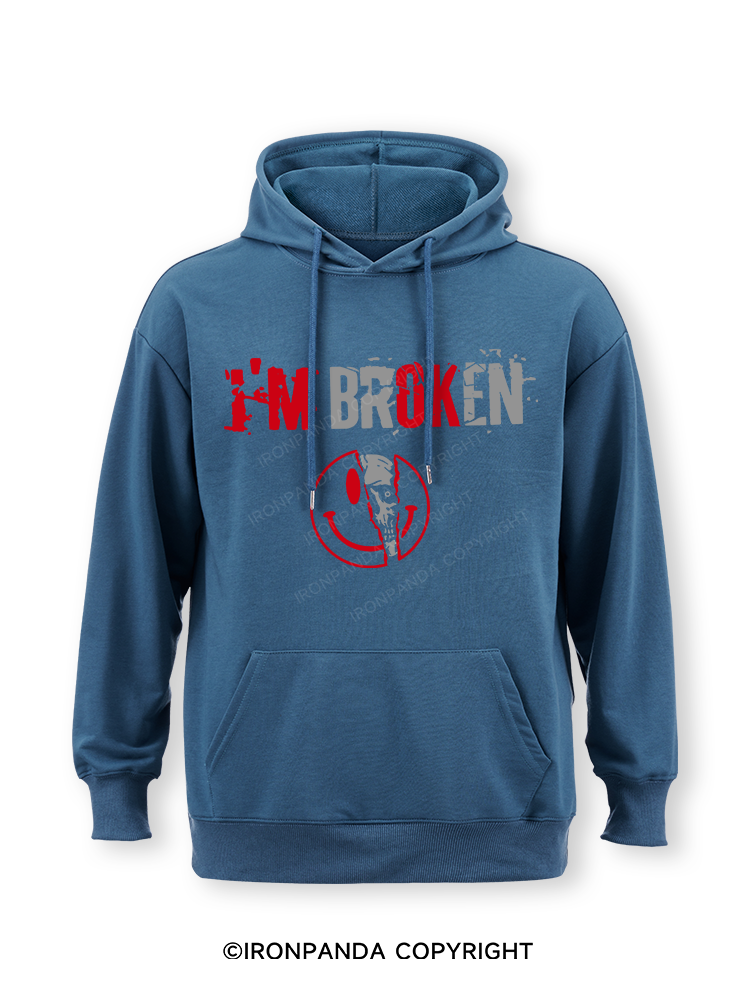 I’m Broken And Smiling Classic Gym Hoodie
