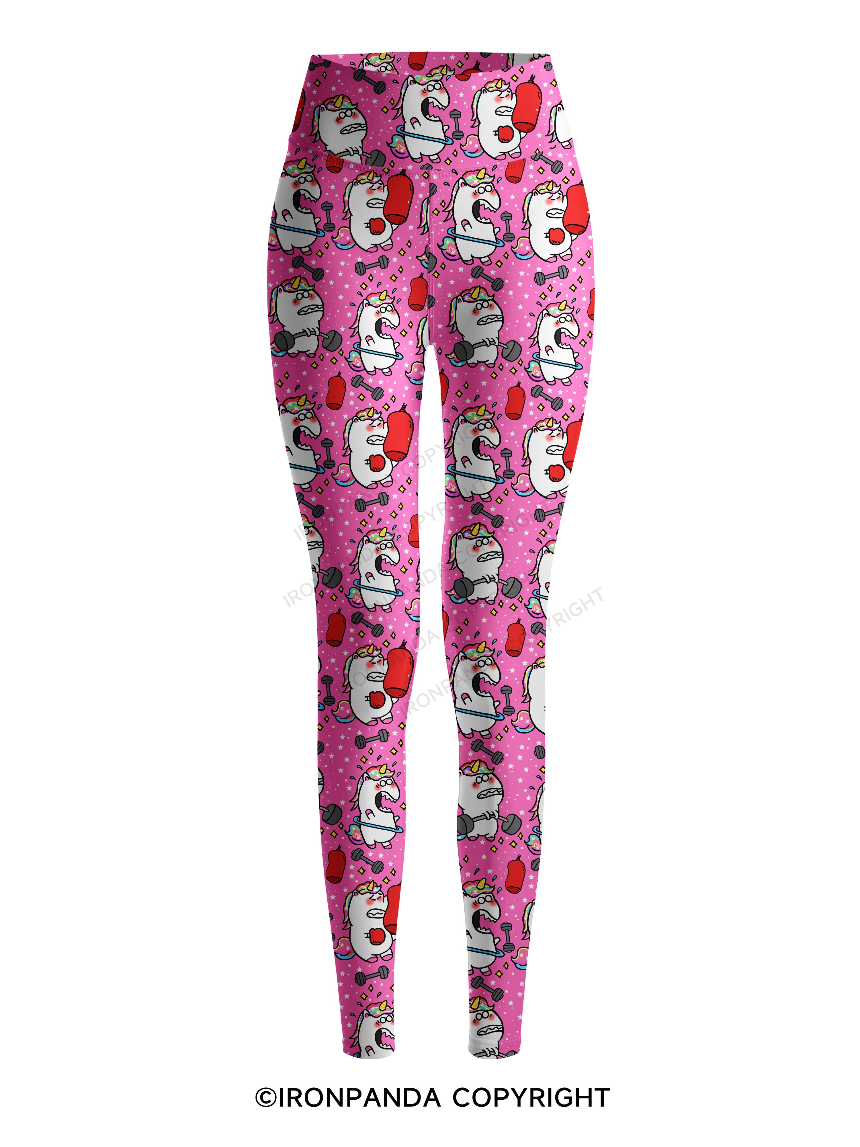 Sweat & Sparkle Printed Yoga Pants