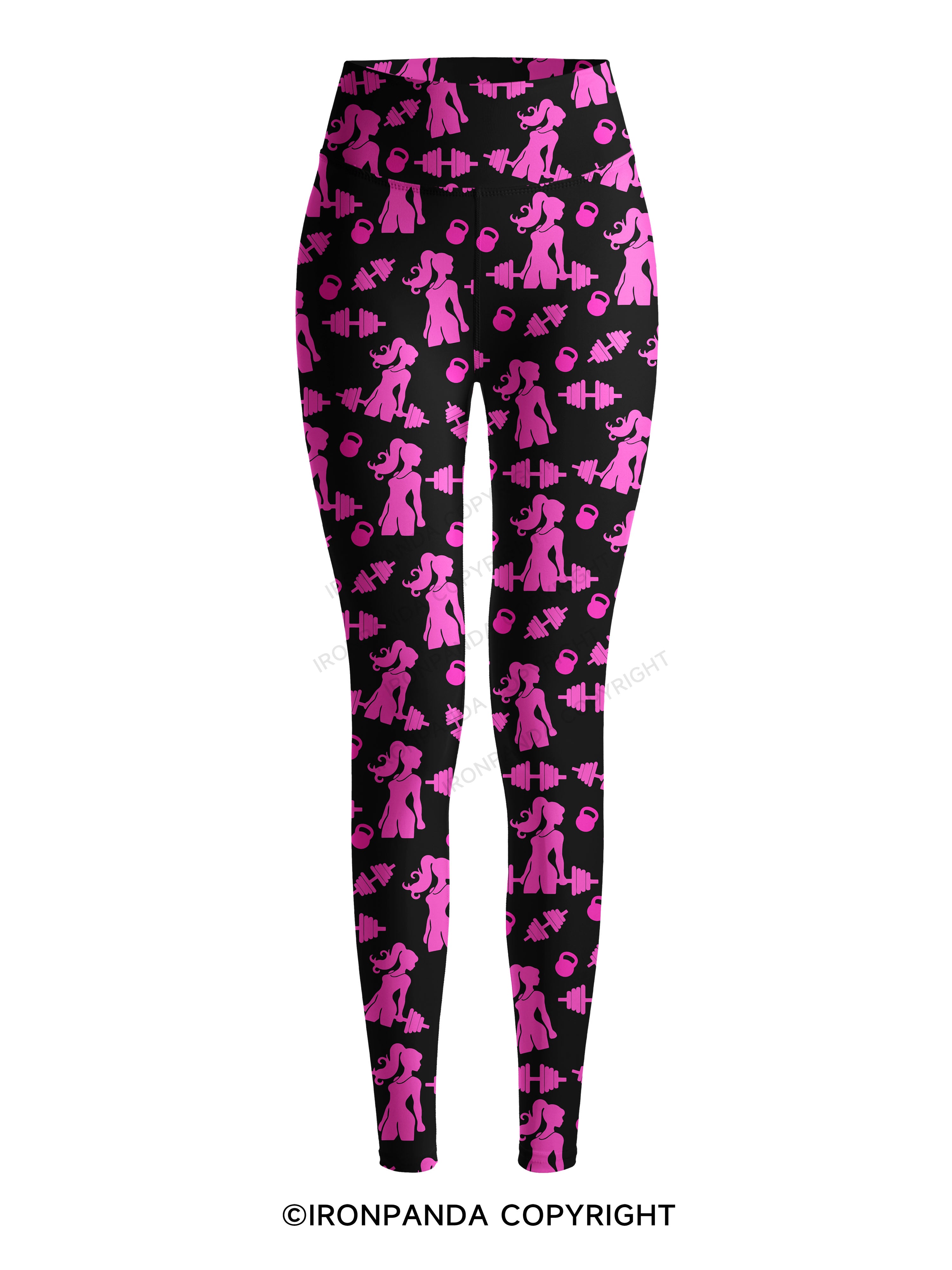PINK POWERLIFT Printed Yoga Pants