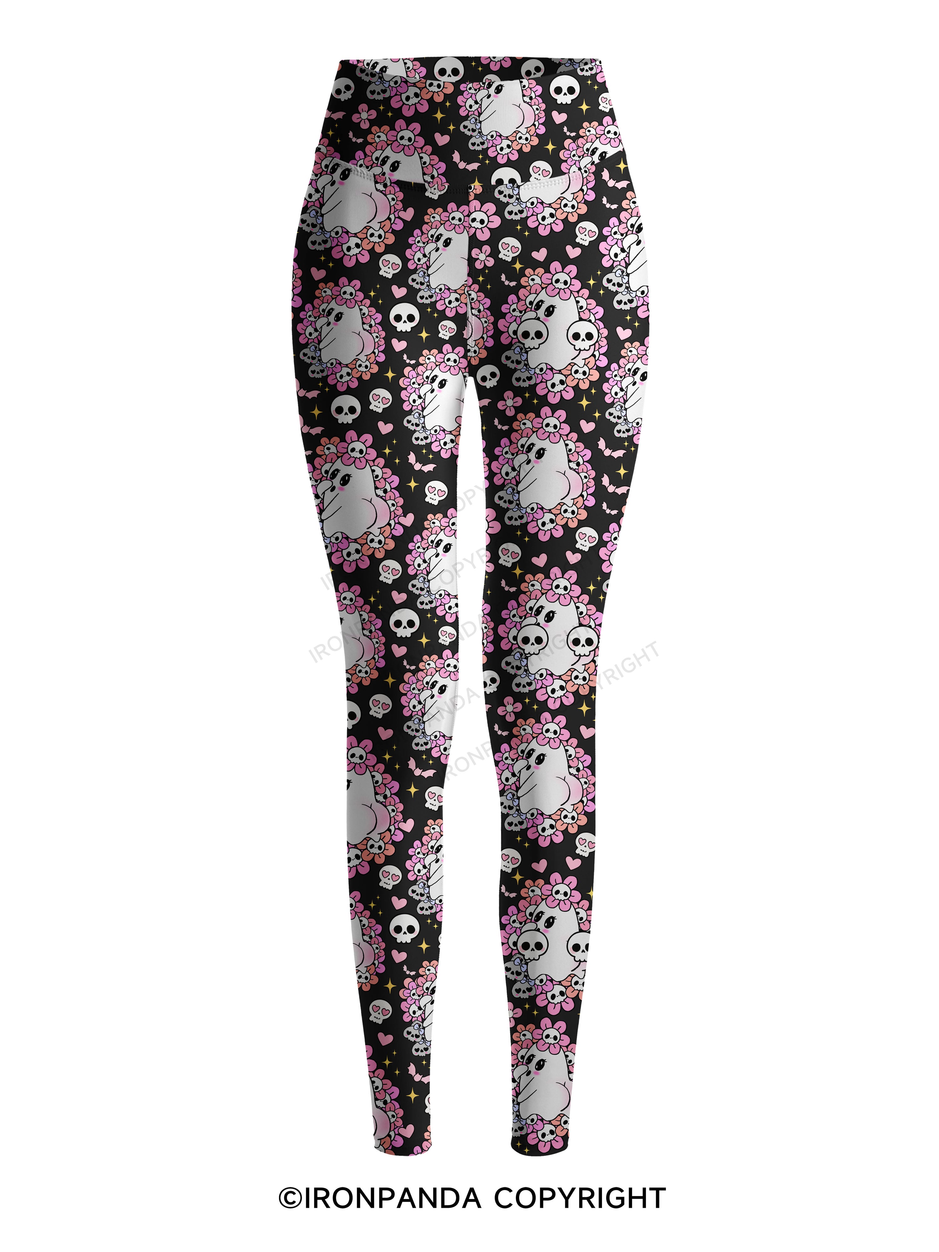 BOO‑TYLICIOUS Printed Yoga Pants