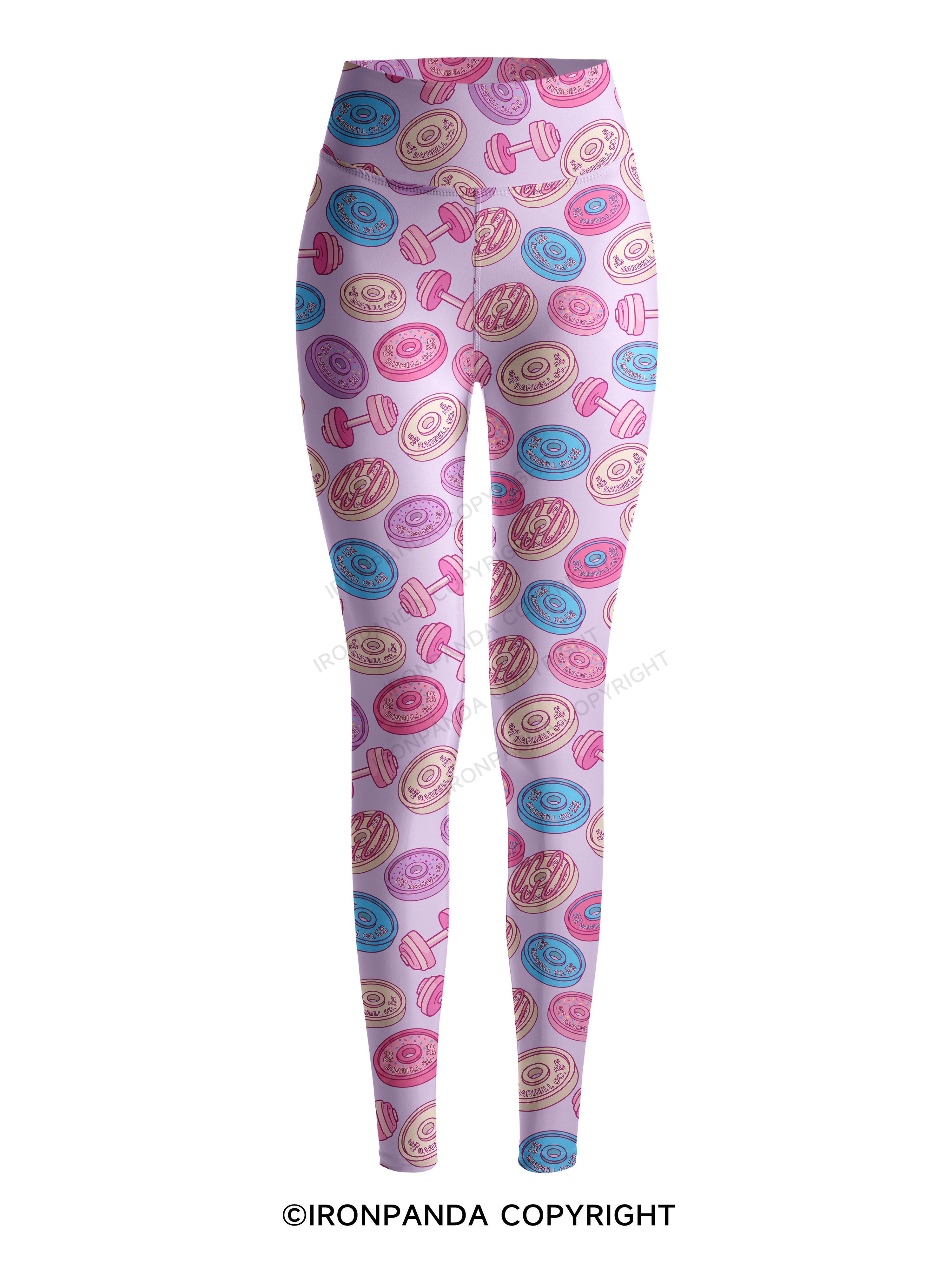 DONUT PLATES Printed Yoga Pants