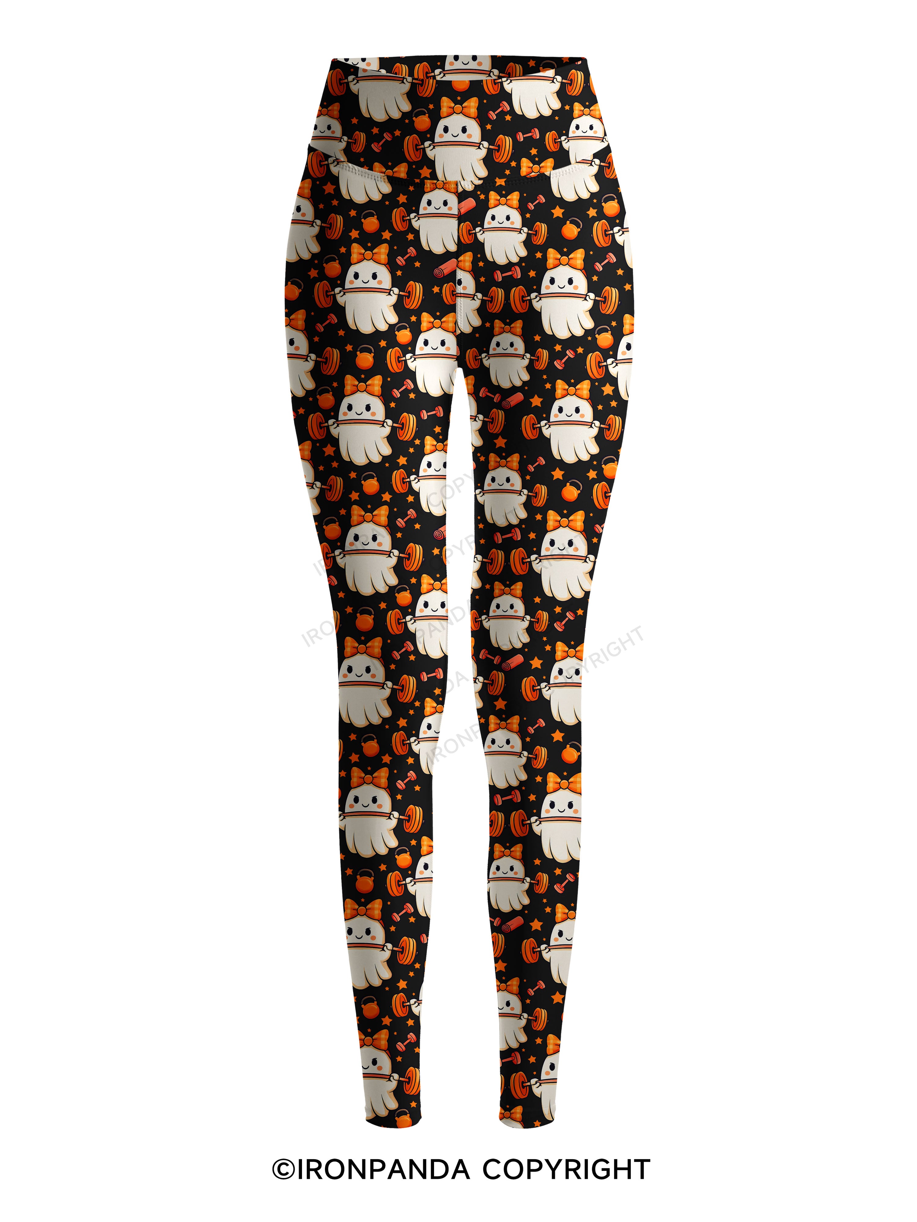 WORKING ON MY BOOTY Printed Yoga Pants