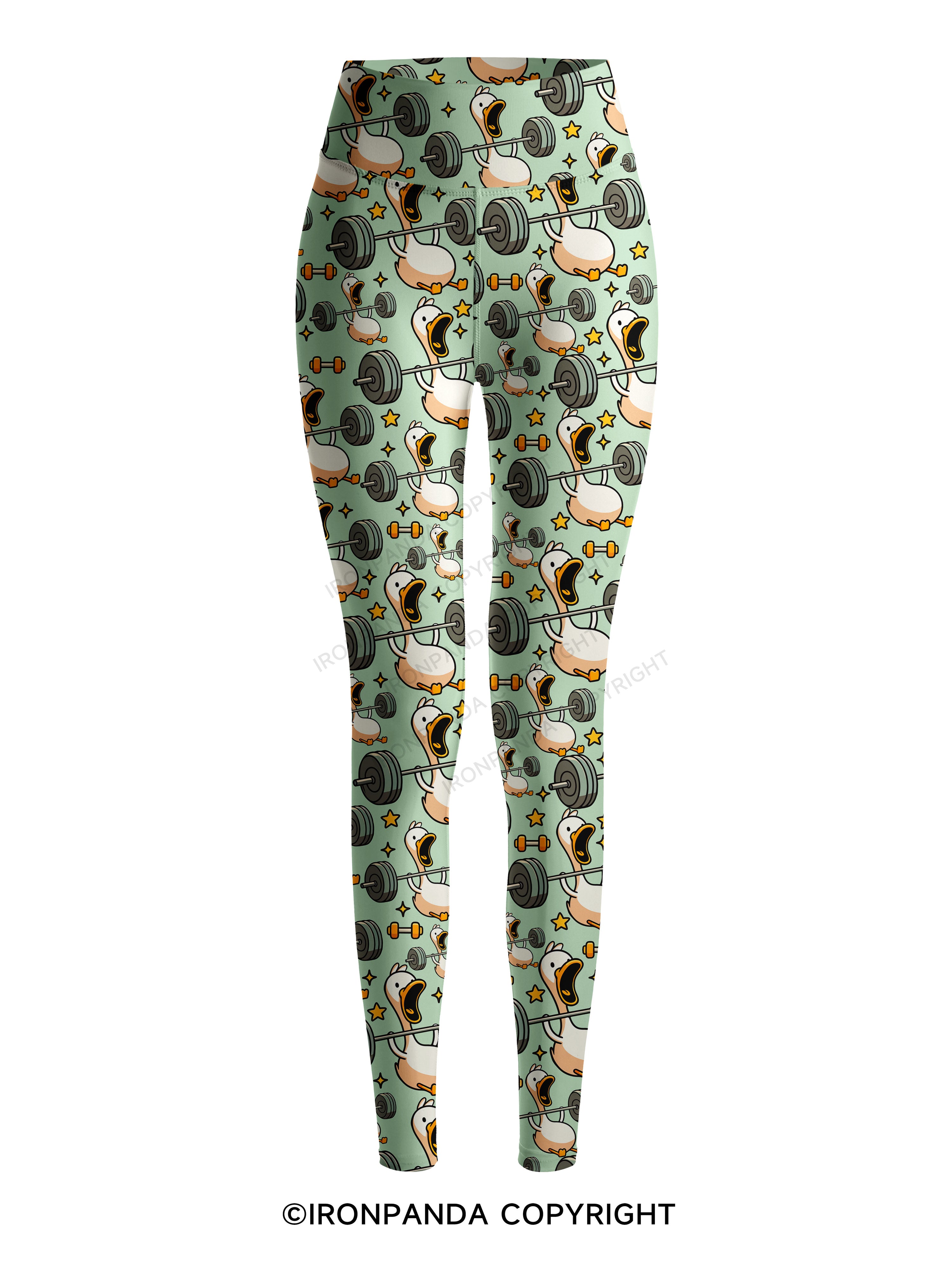 IF I DIE I DIE Printed Yoga Pants