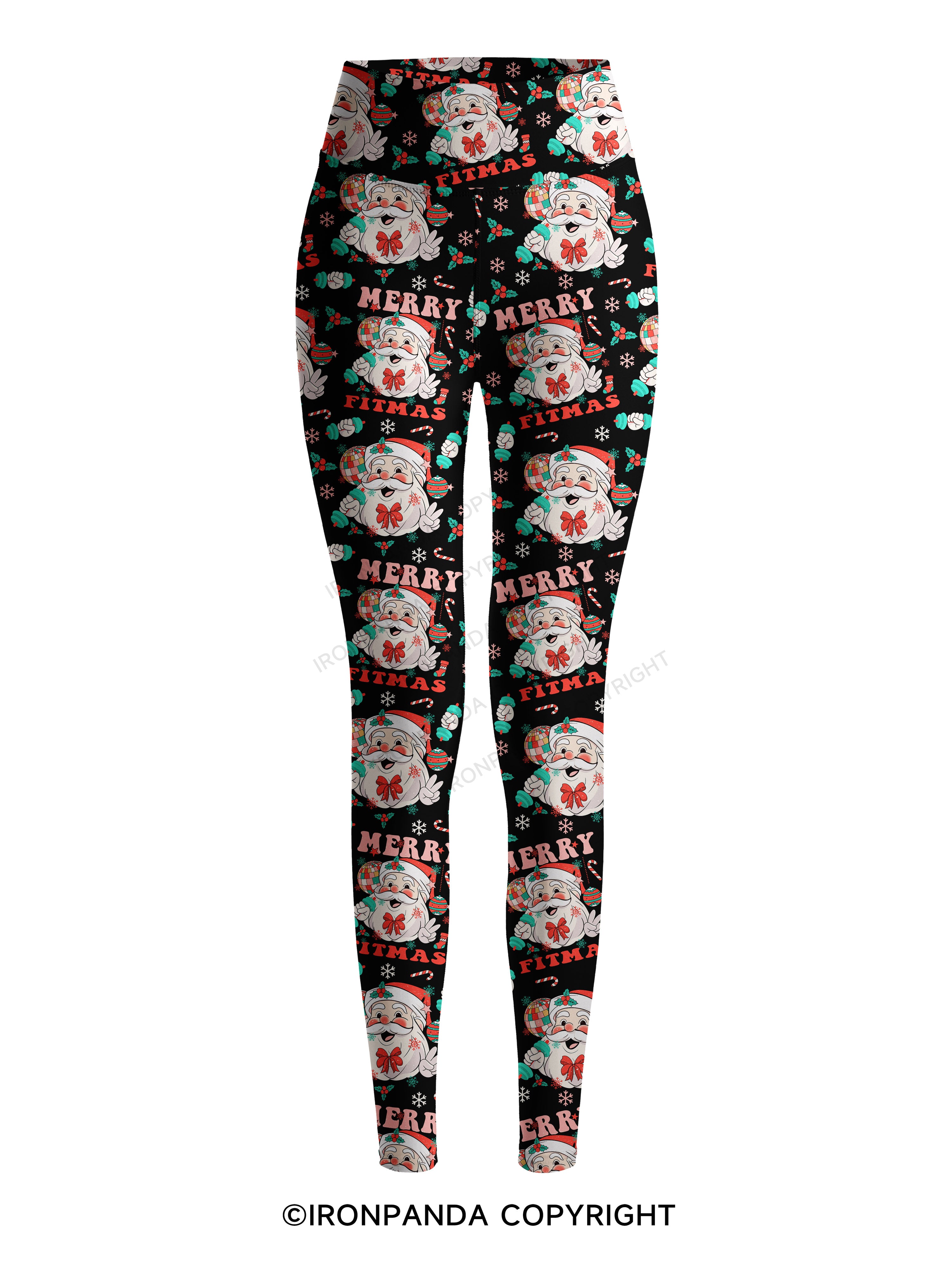MERRY FITMAS Printed Yoga Pants