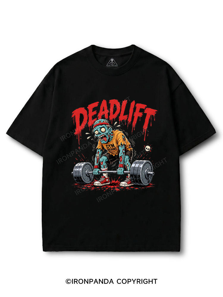 Deadlift Zombie Powerlifting Horror COTTON PUMP COVER