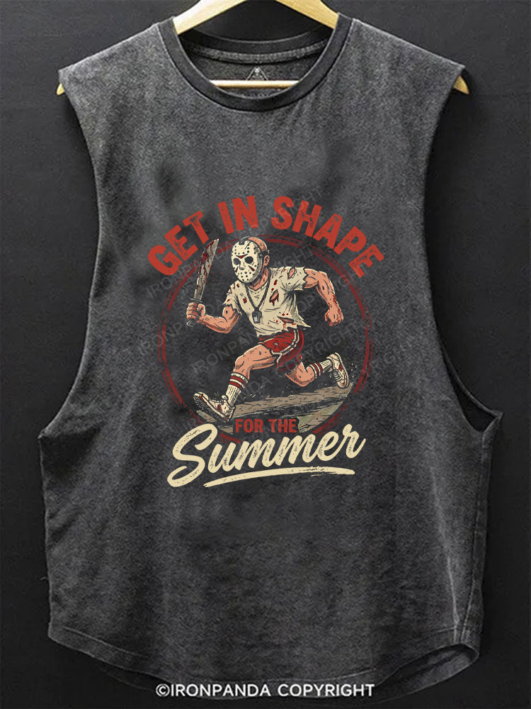 Get In Shape For The Summer Scoop Bottom Cotton Tank