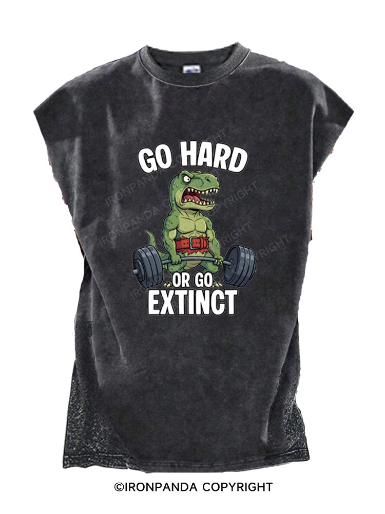 Go Hard or go Extinct Cut Off Tank