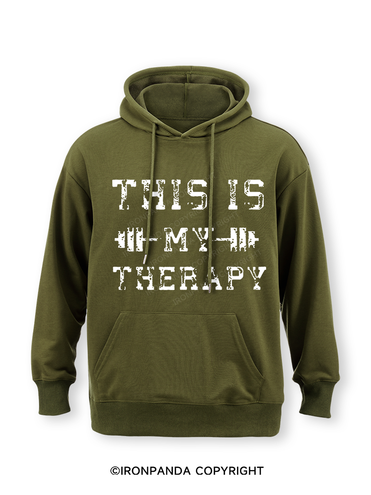 This Is My Therapy Classic Gym Hoodie