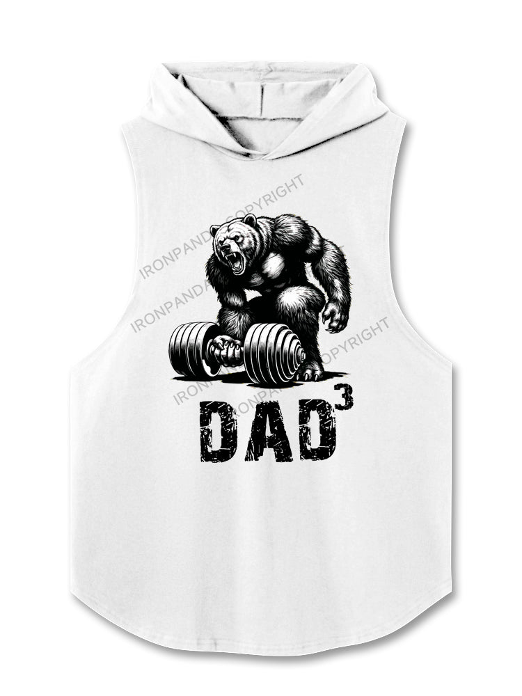 Dad Bear Hooded Tank