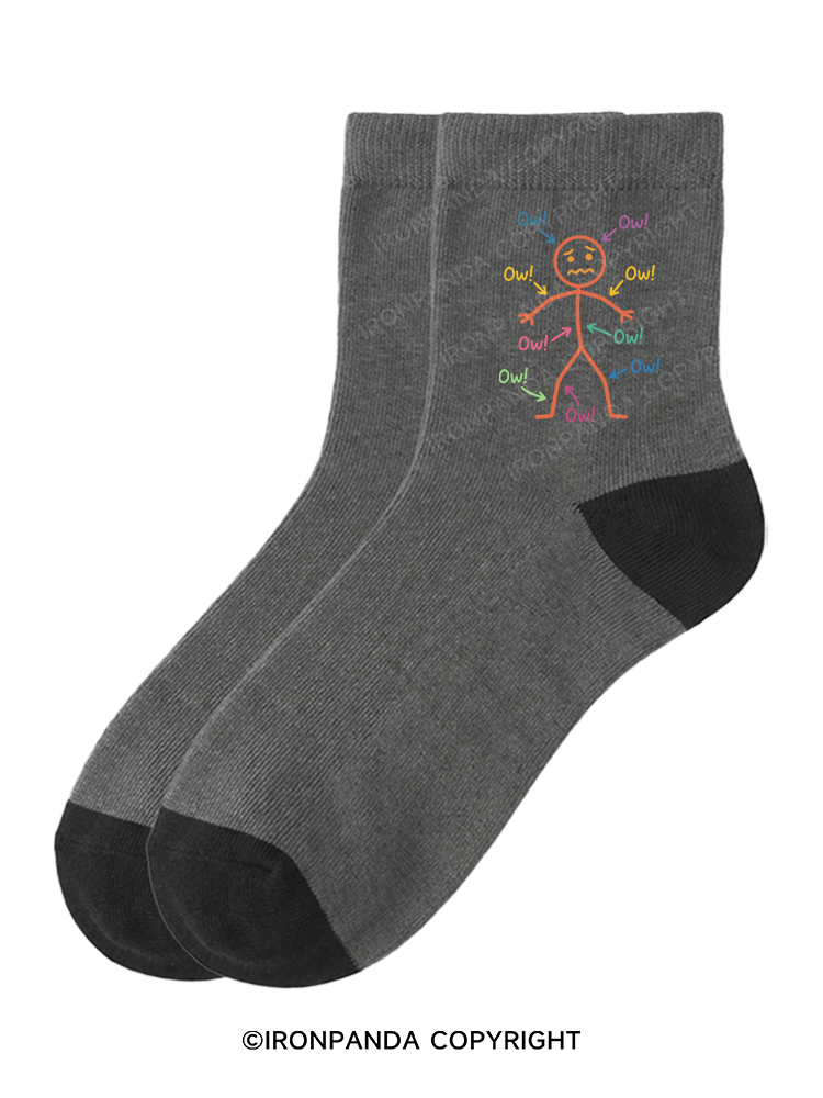 OW! Crew Socks