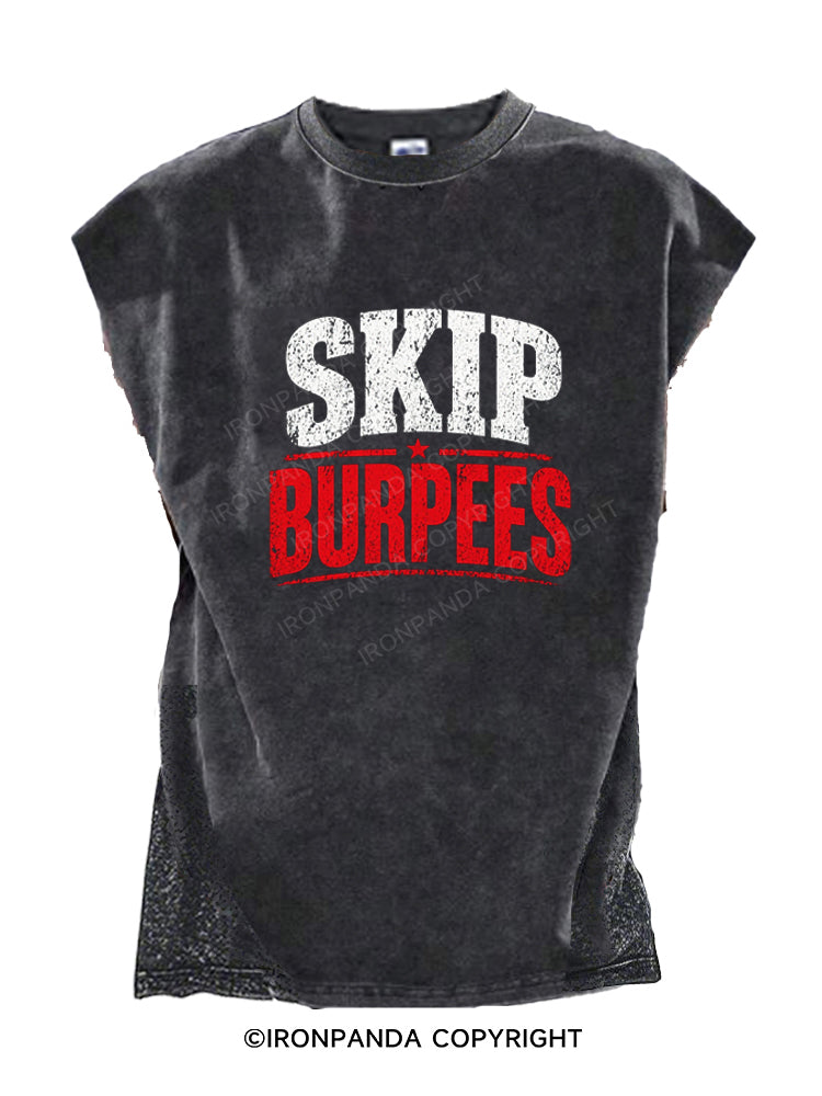 Skip Burpees Cut Off Tank