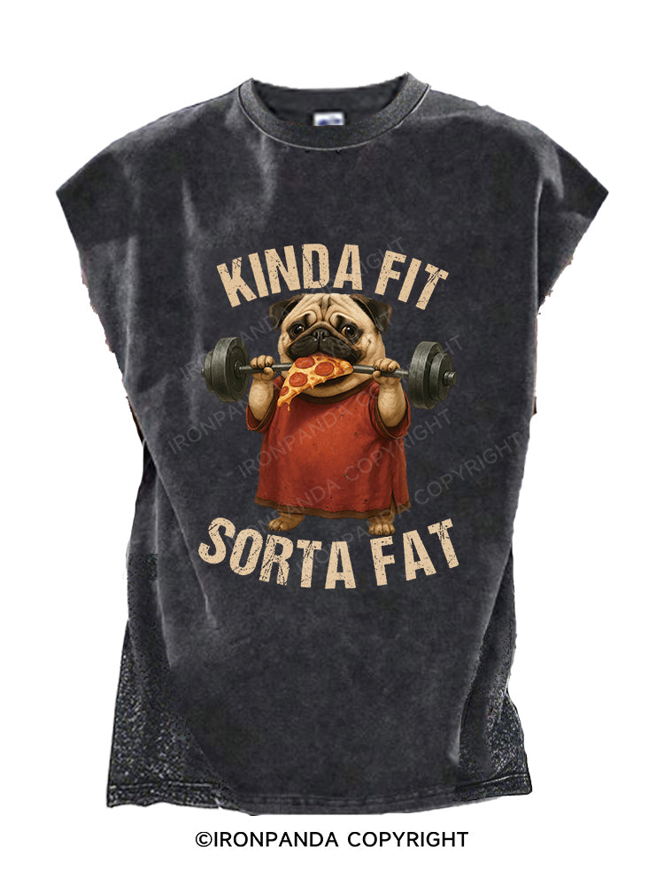 Kinda Fit Sorta Fat Cut Off Tank
