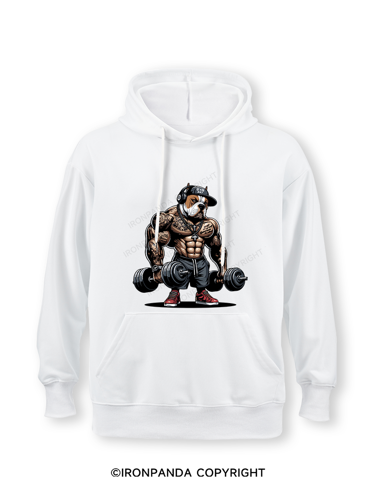 bulldog weightlifting Classic Gym Hoodie