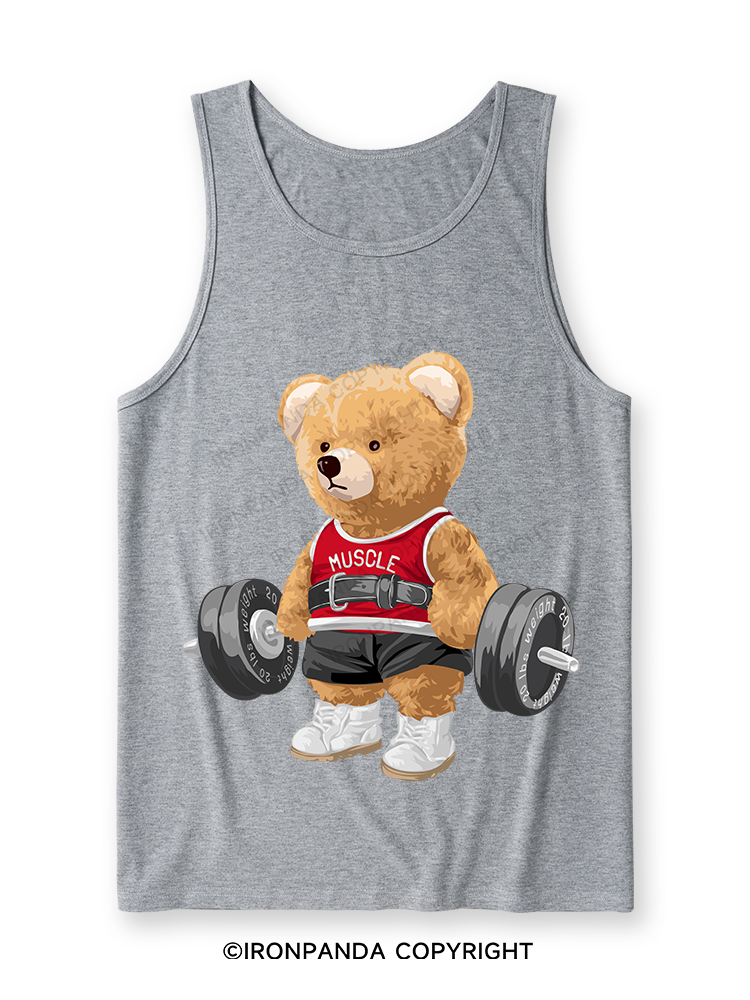 Exercise Bear Ultra Soft Heather Tank