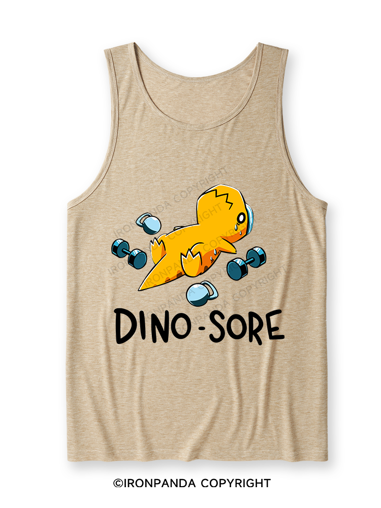 DINO SORE Ultra Soft Heather Tank
