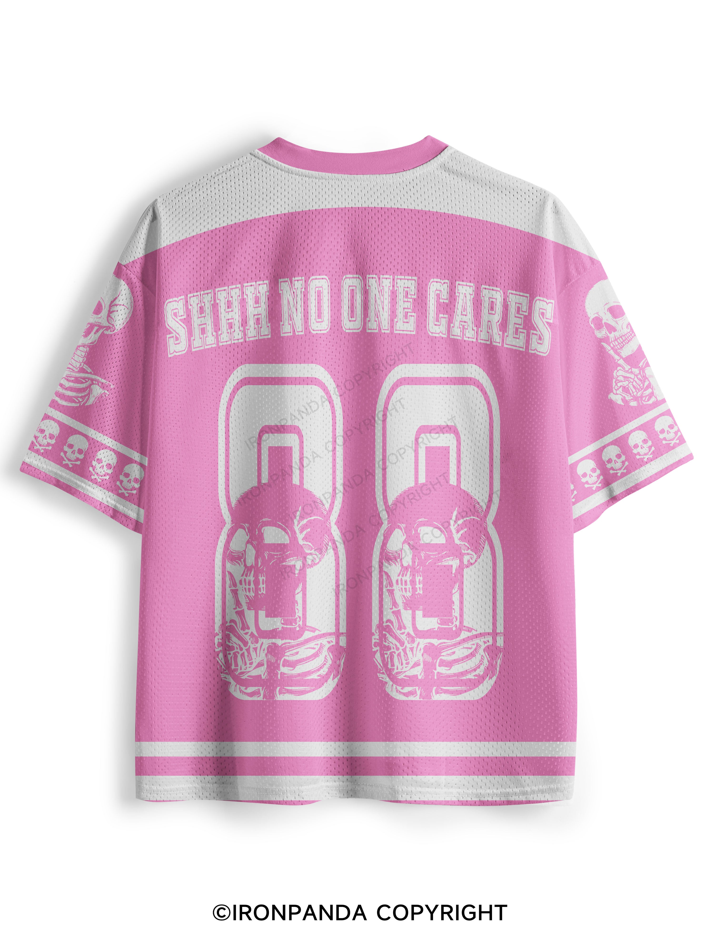 SHHH NO ONE CARES Mesh Jersey