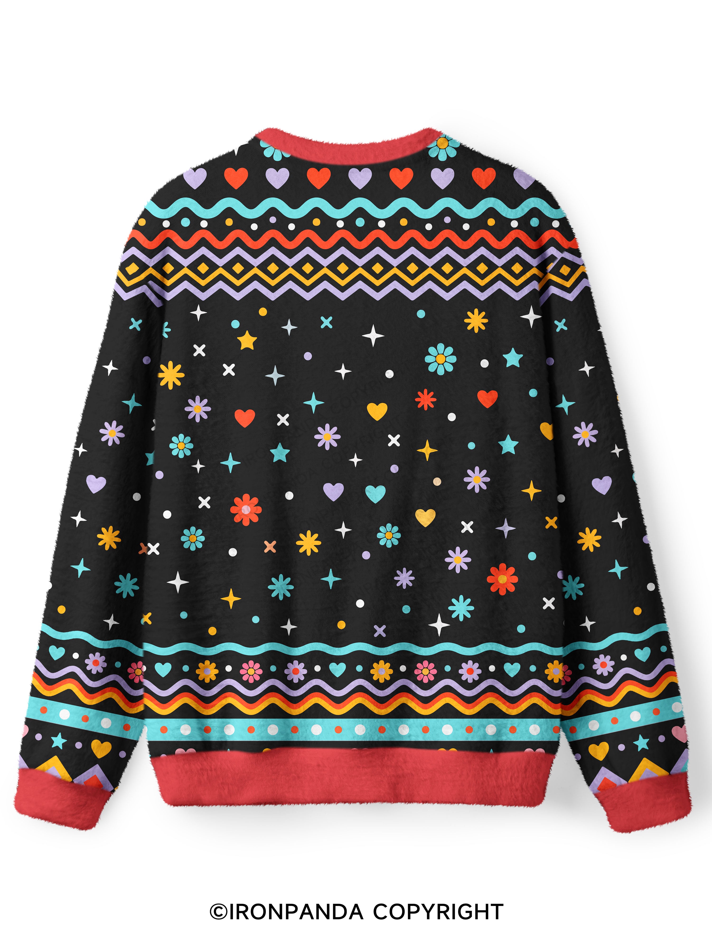 Your Dad Is My Cardio Ugly Fuzzy Fleece Sweater