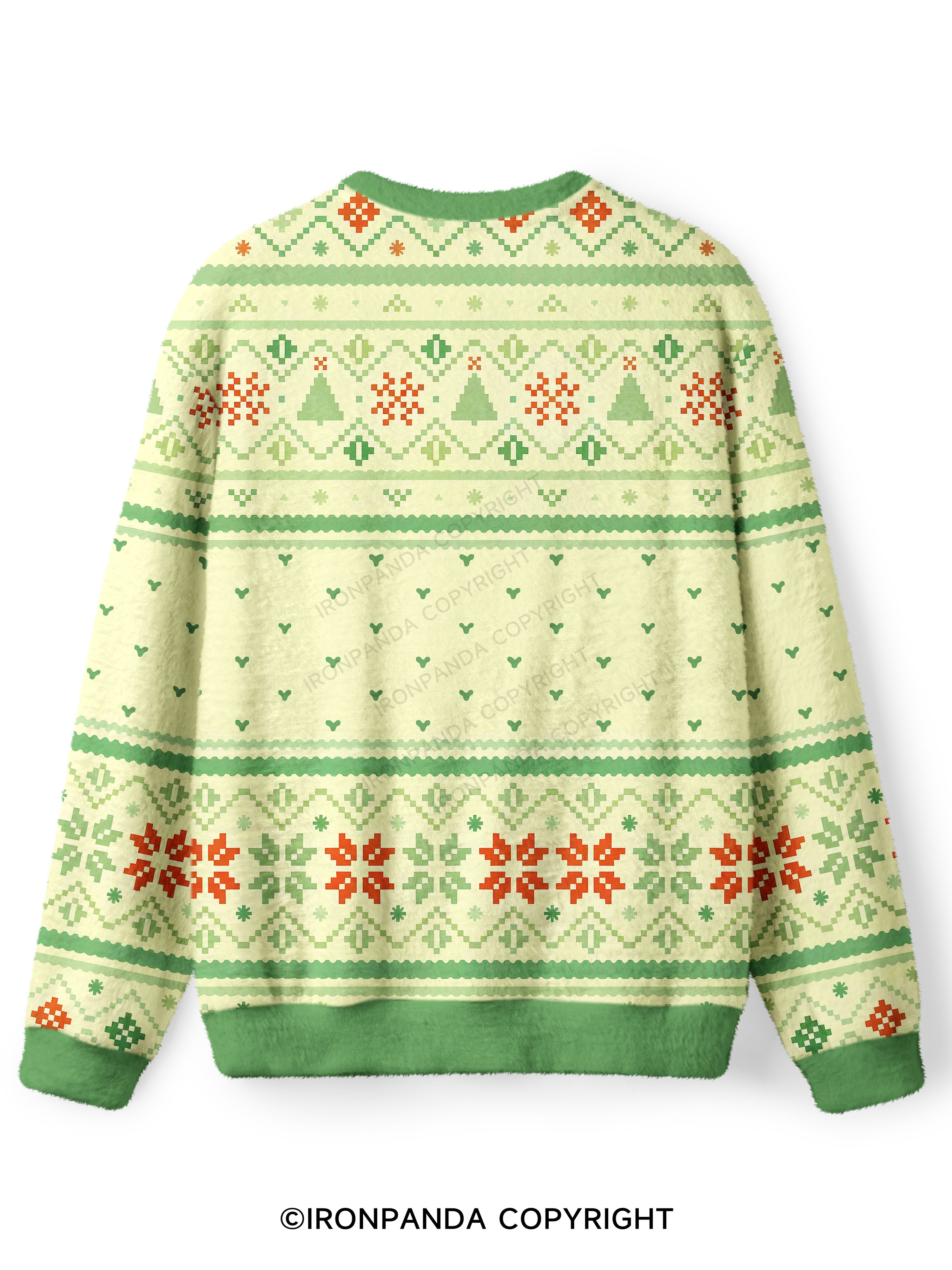 I'M DOING MY BEST, OKAY？Ugly Fuzzy Fleece Sweater