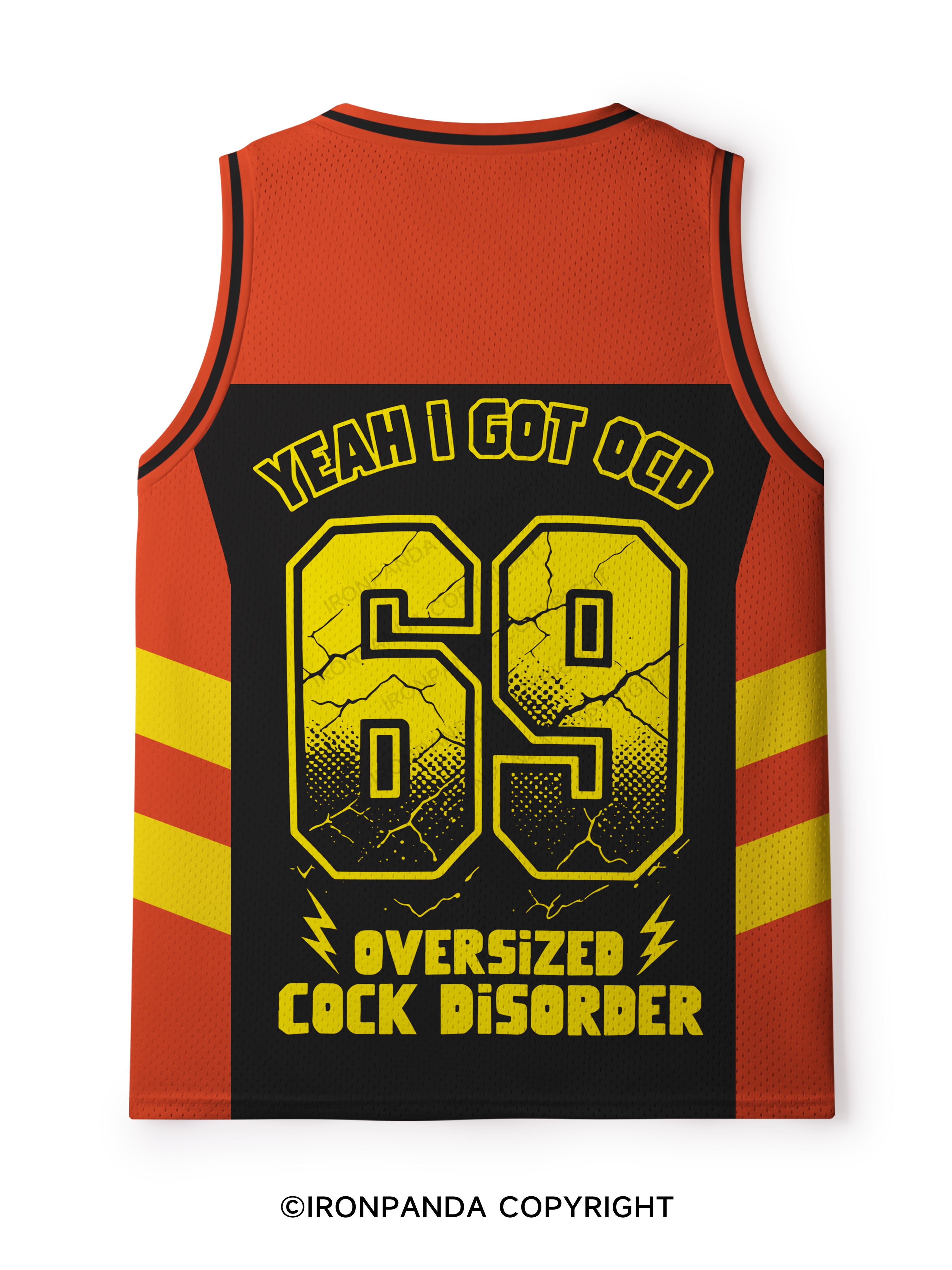 Yeah I got OCD, oversized cock disorder Mesh Tank Top