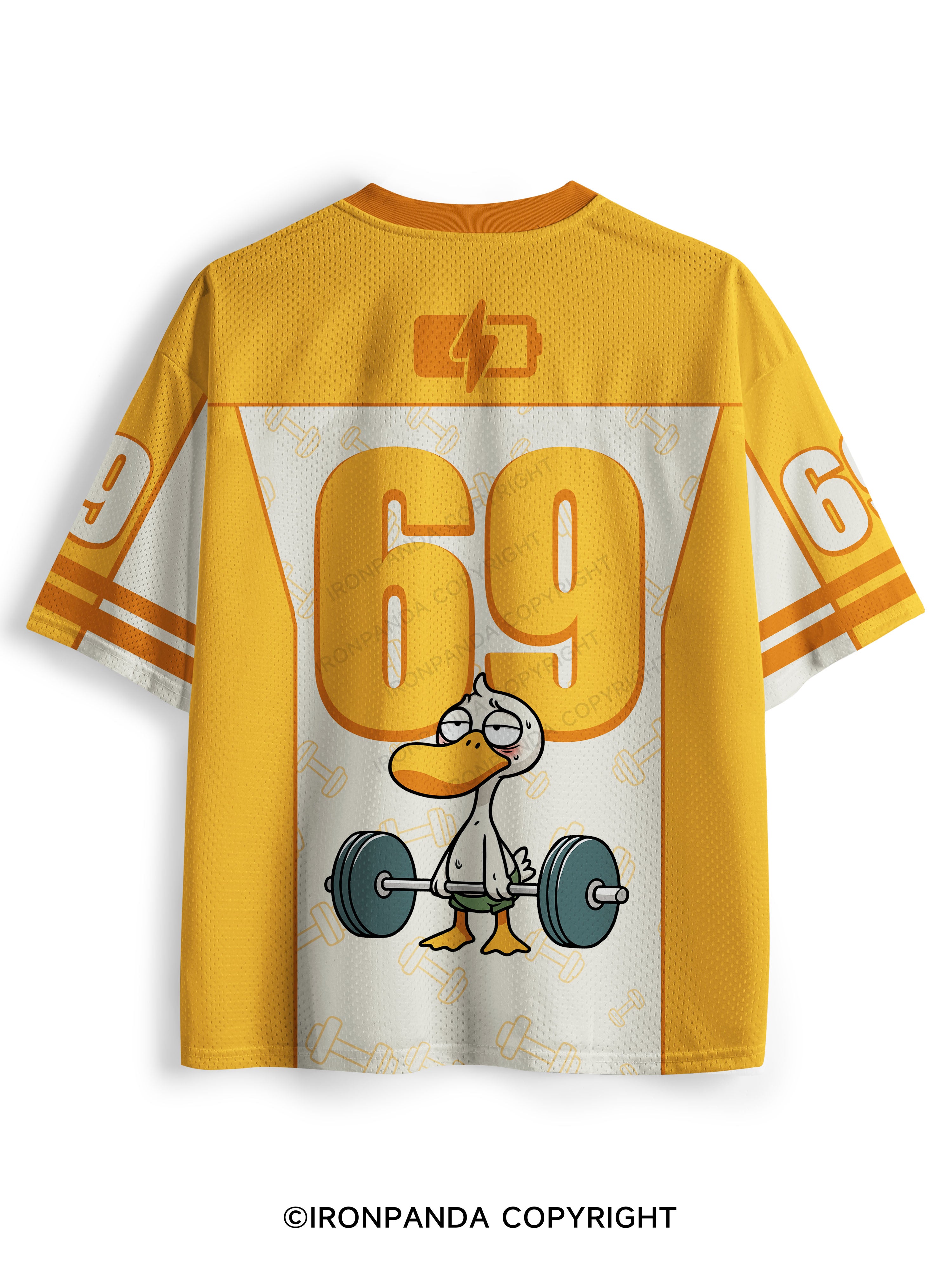 everything hurt and i am tired duck Mesh Jersey