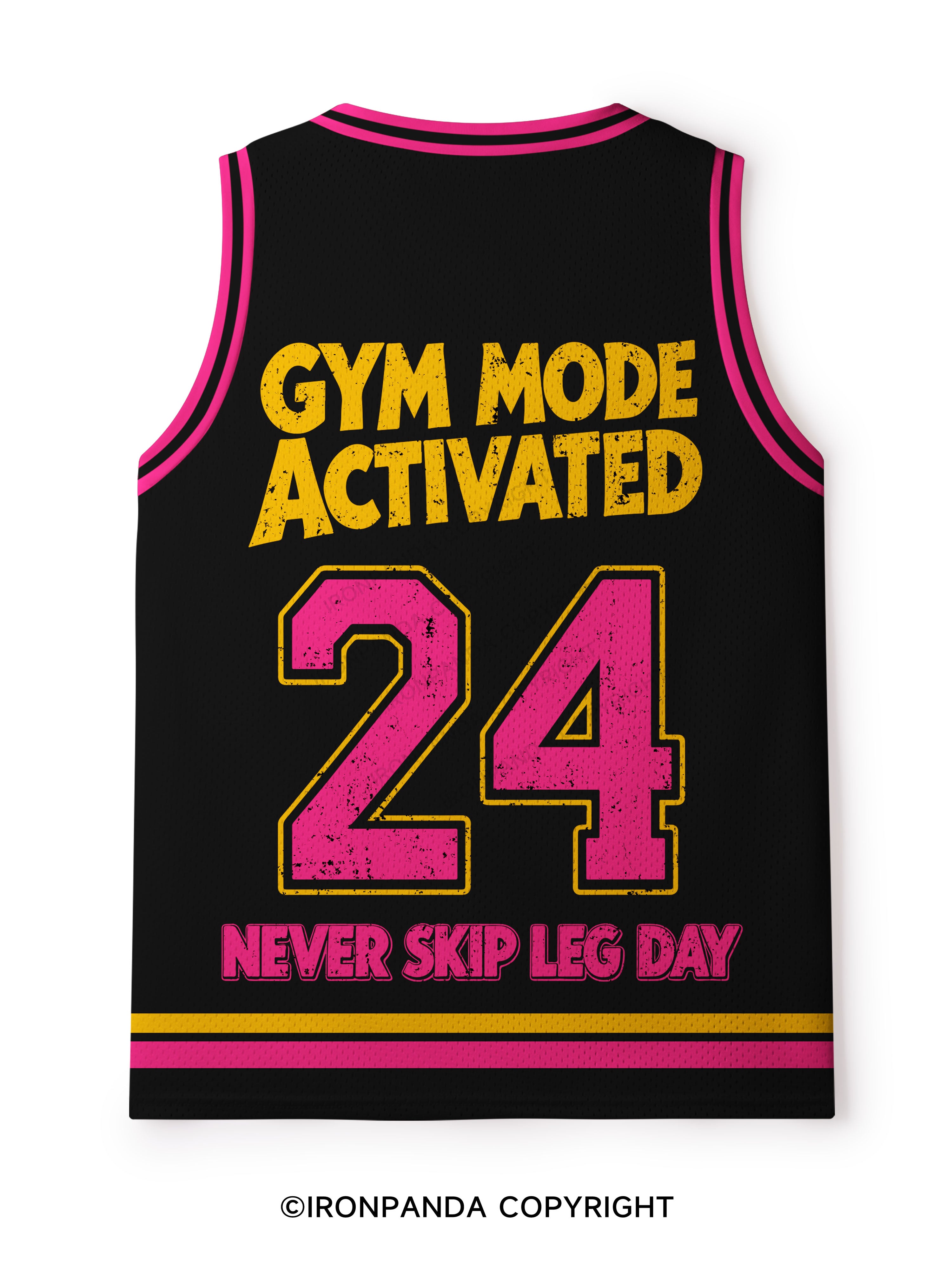 New Achievement Fitness Never Skip Leg Mesh Tank Top