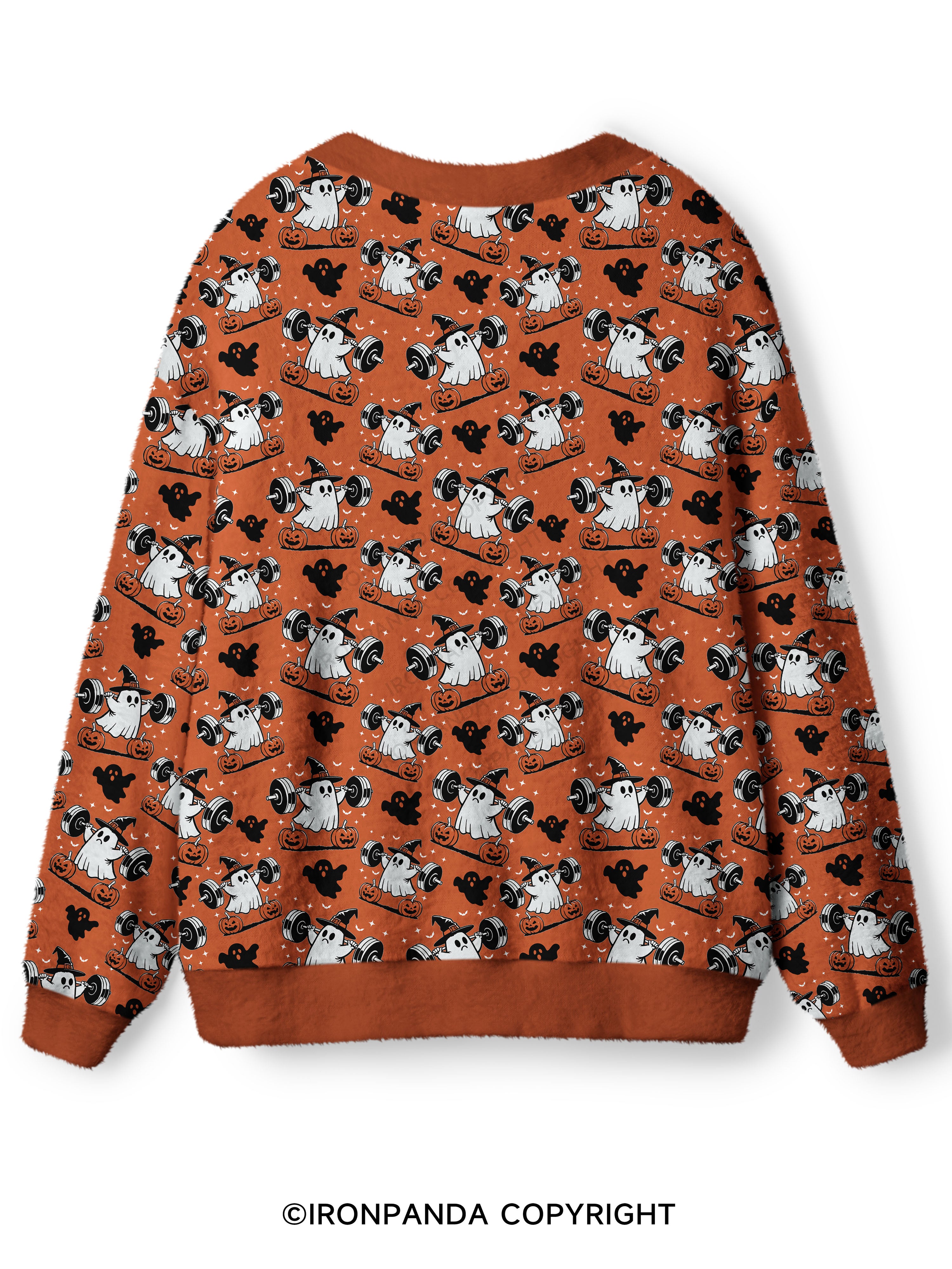 NO TRICKS JUST REPS Ugly Cardigan Sweater