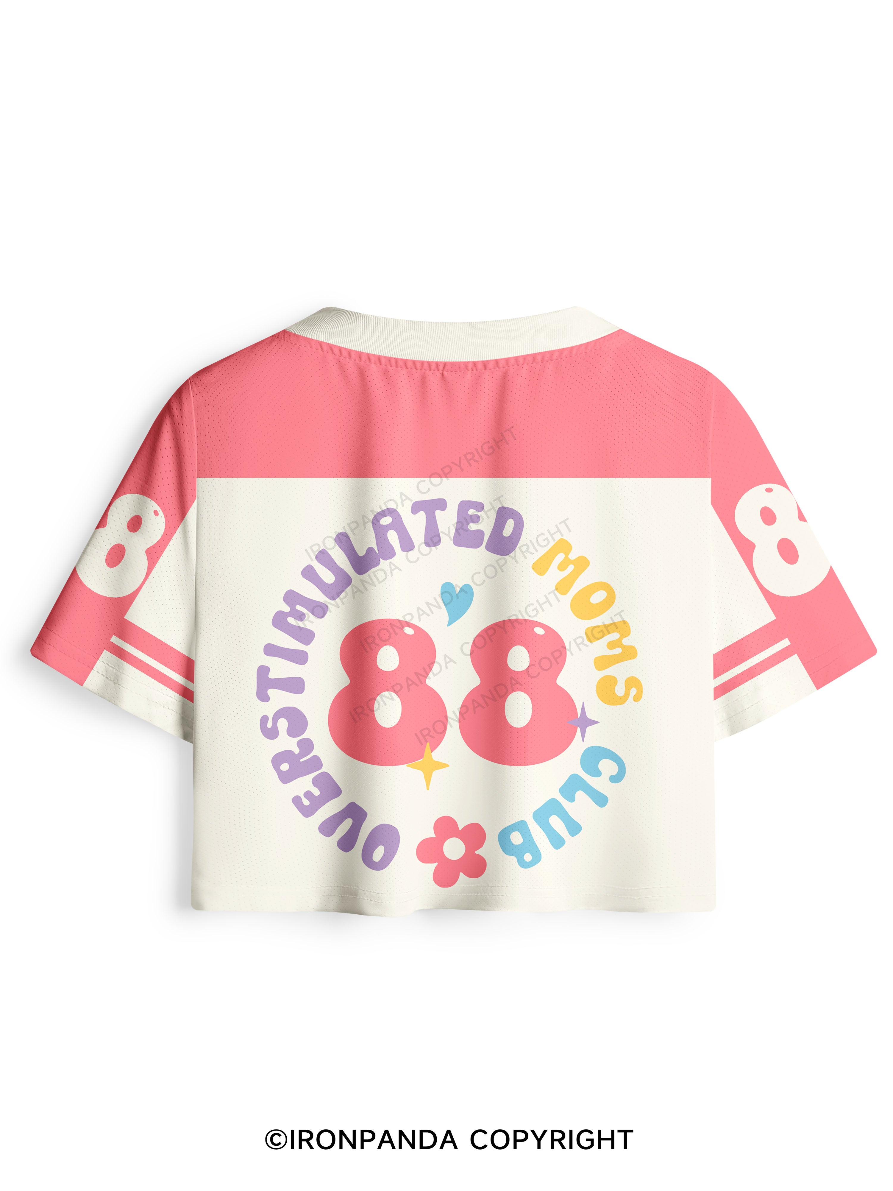 OVER STIMULATED MOMS CLUB GYM Pro Mesh Jersey
