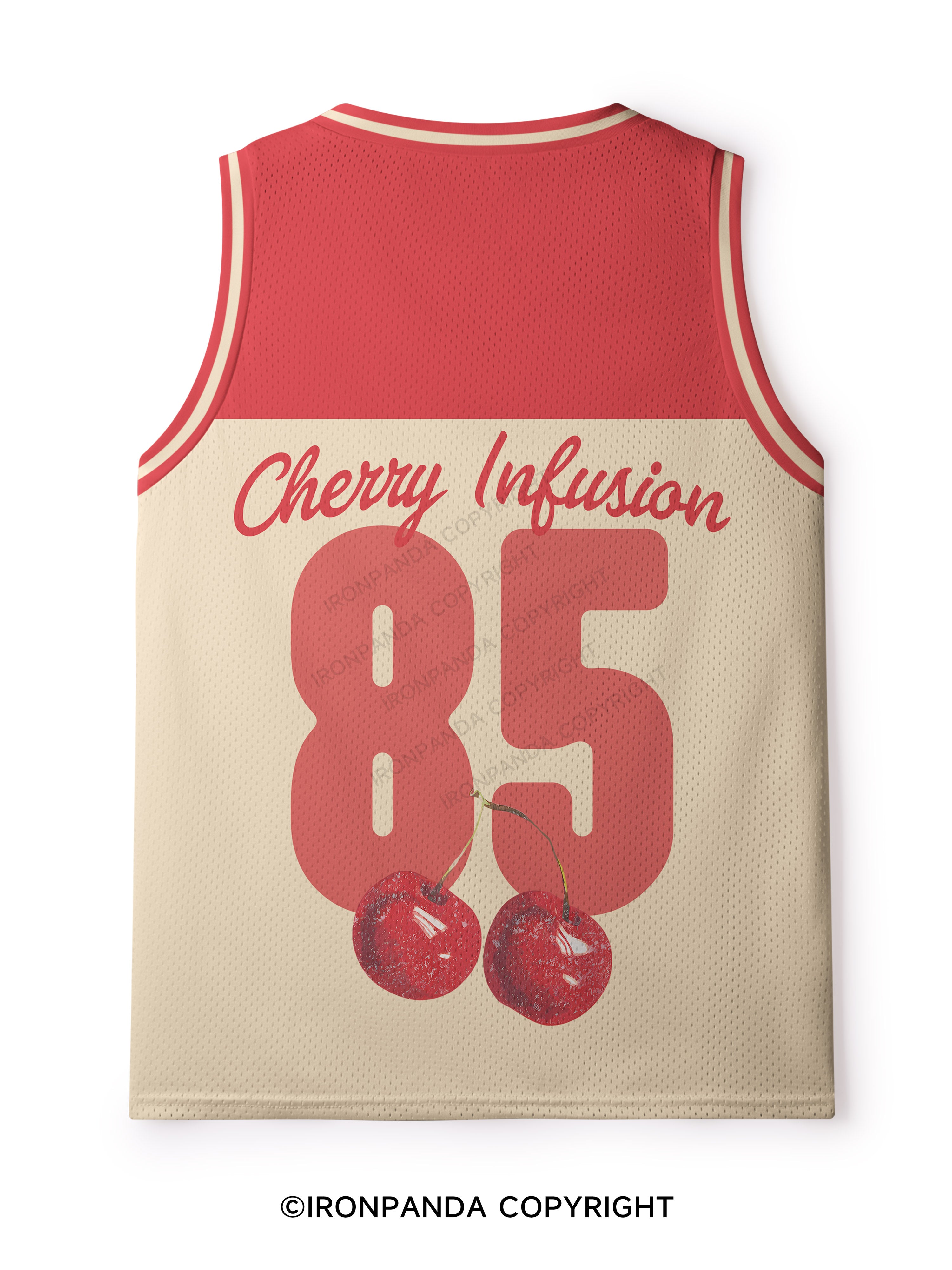 Cherry Infusion Mesh Tank Top