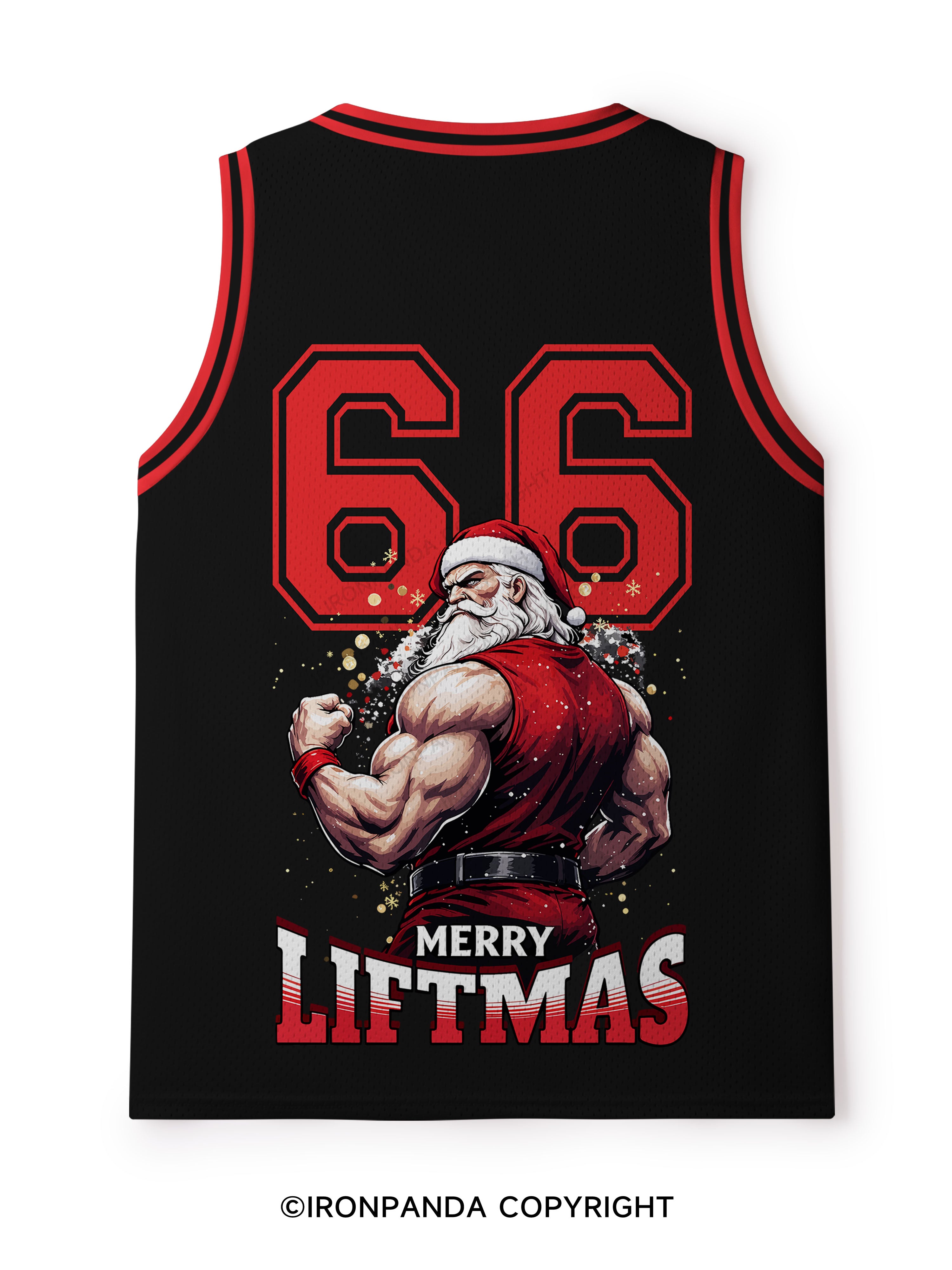 Merry Liftmas Mesh Tank Top