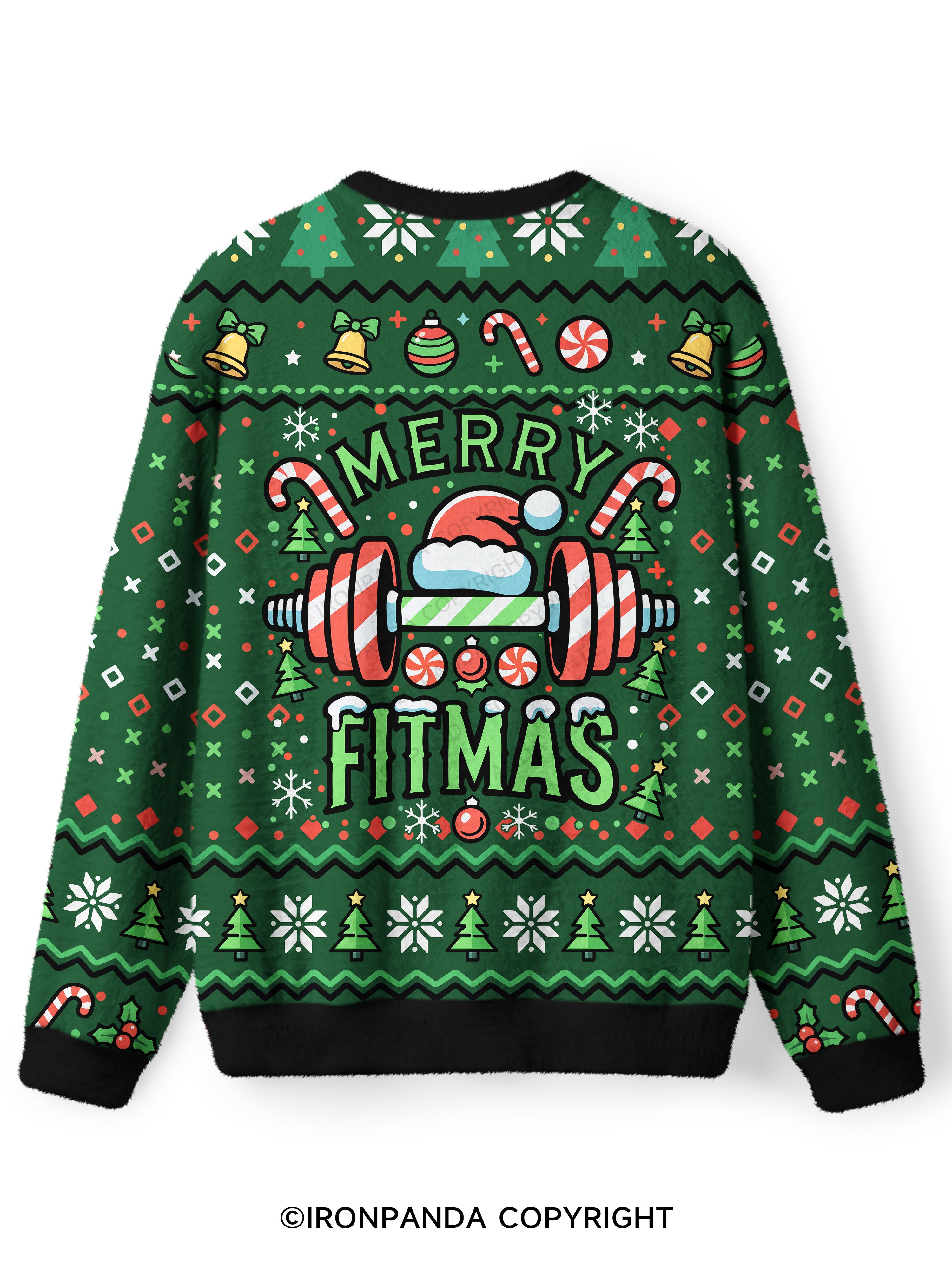MERRY FITMAS Ugly Fuzzy Fleece Sweater