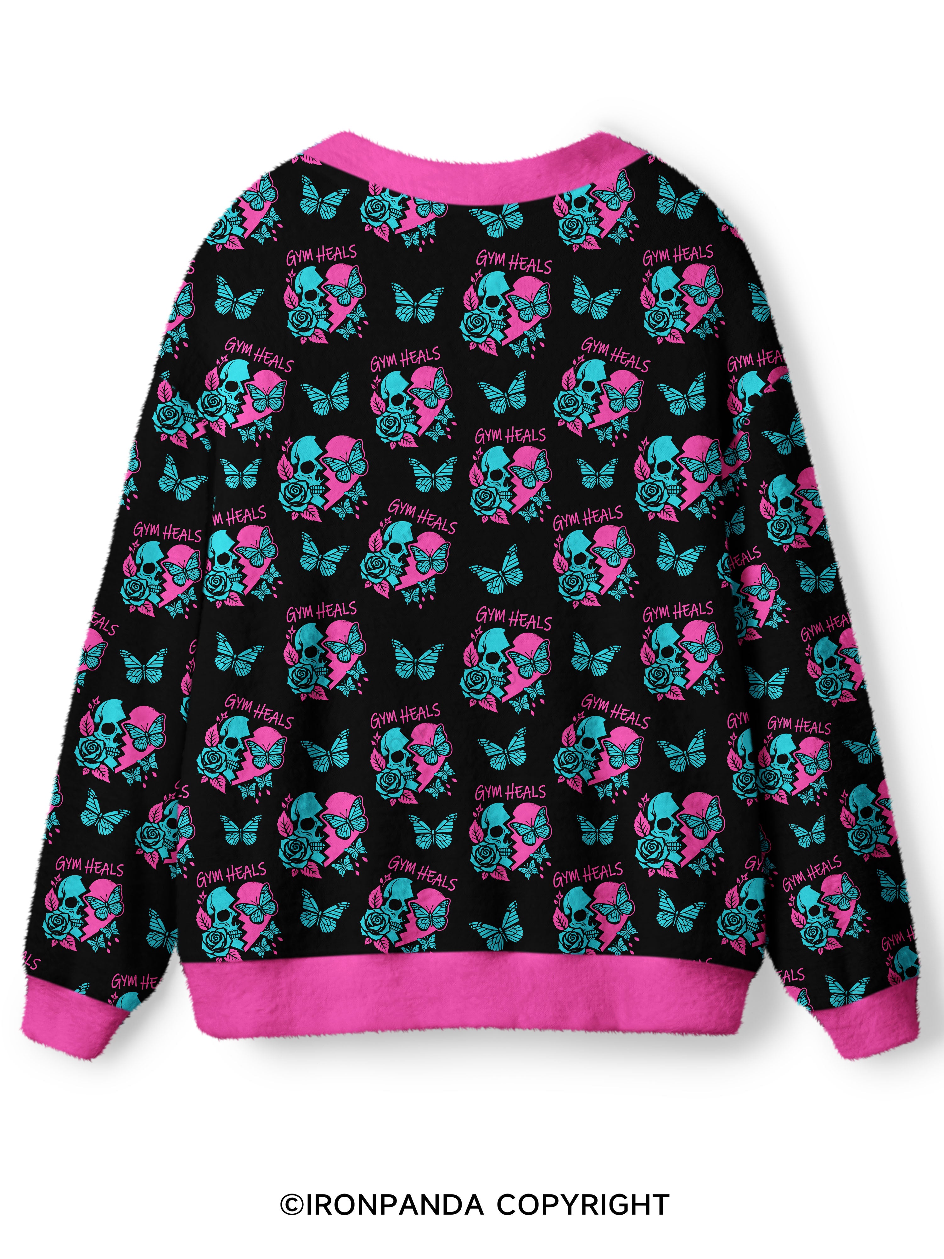 gym heals Ugly Cardigan Sweater