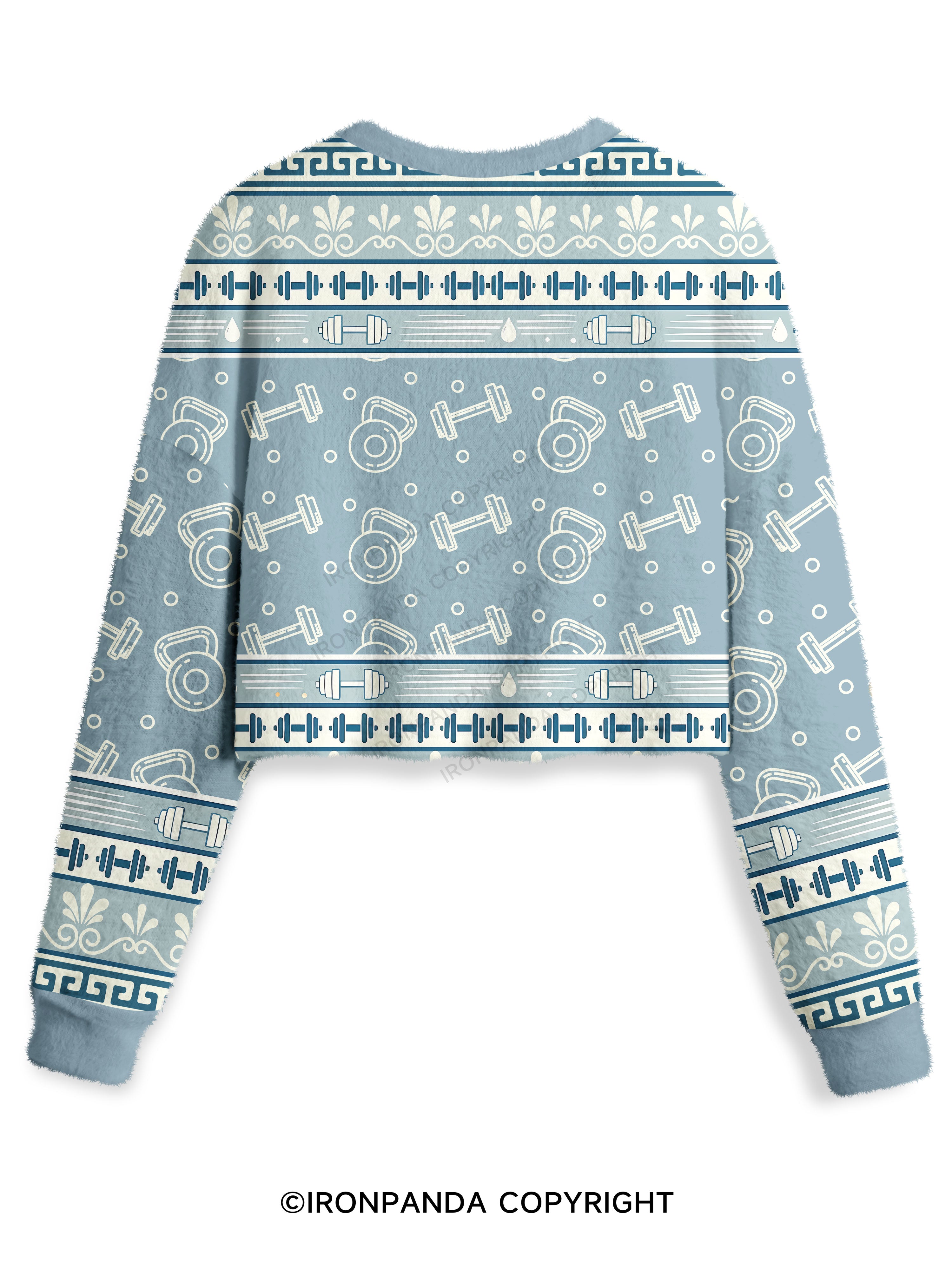 cheeks of steel Crop Ugly Sweater